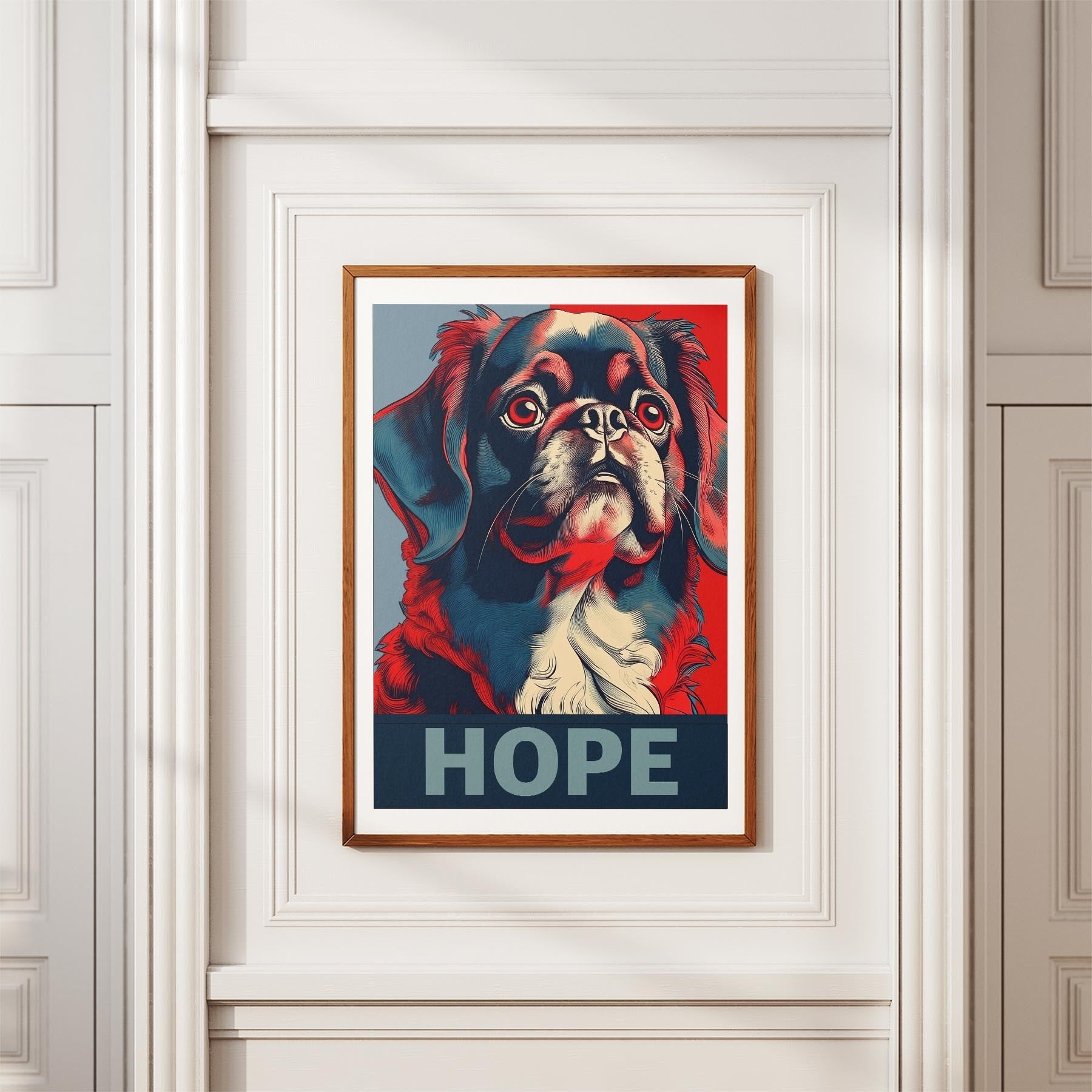 Pekingese HOPE Series Inspired by the Obama Poster image 3