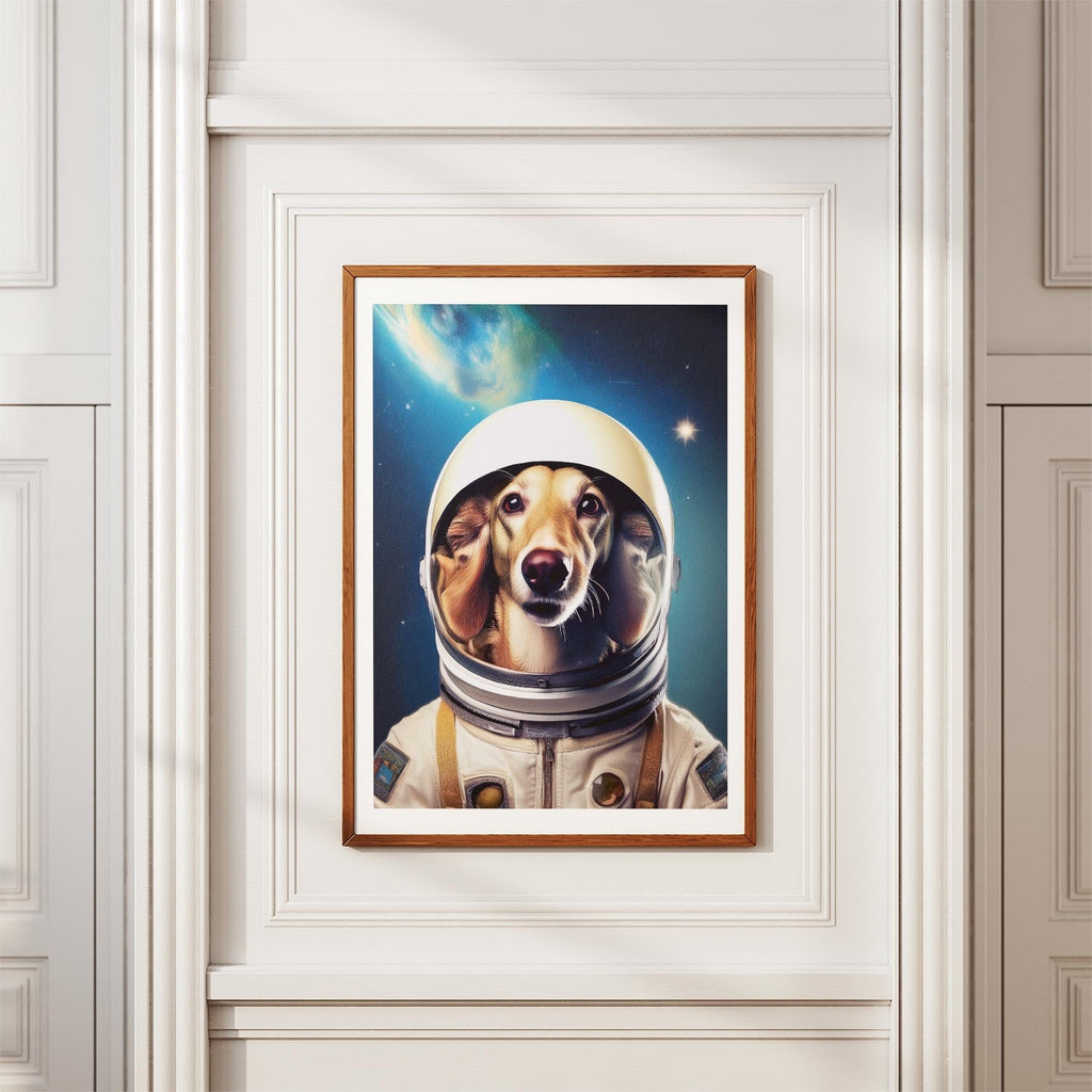 Borzoi Astronaut Dog Series image 3