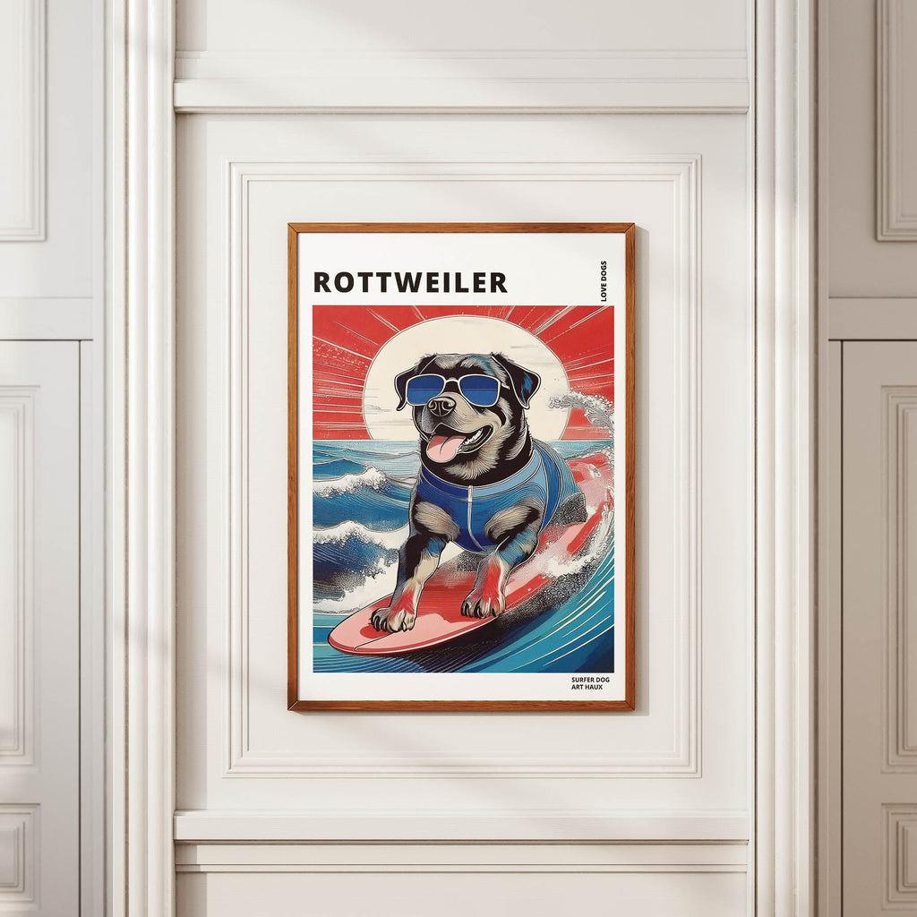 Rottweiler Hokosai Surfer Dogs 1 image 2