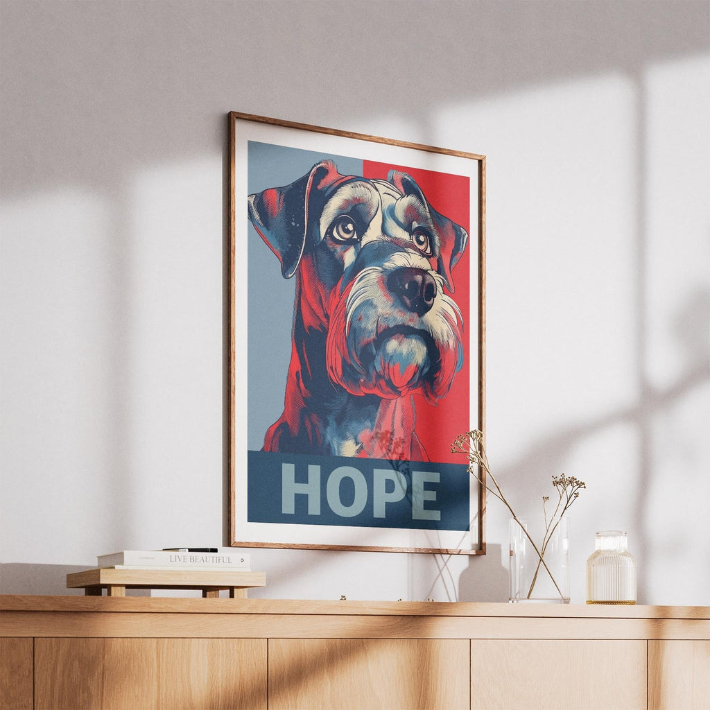 Schnauzer HOPE Series Inspired by the Obama Poster image 5