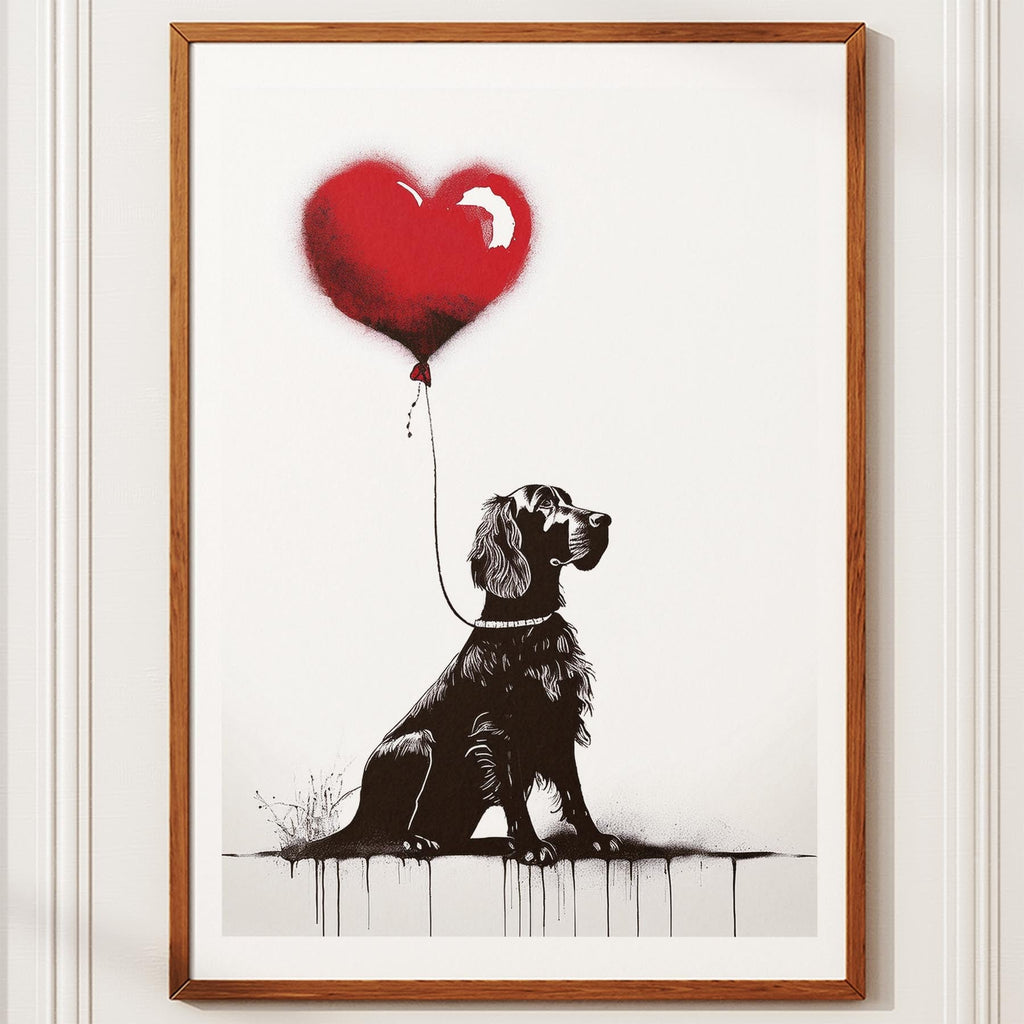 Gordon Setter DOGSY Series inspired by the Art of Banksy image 10