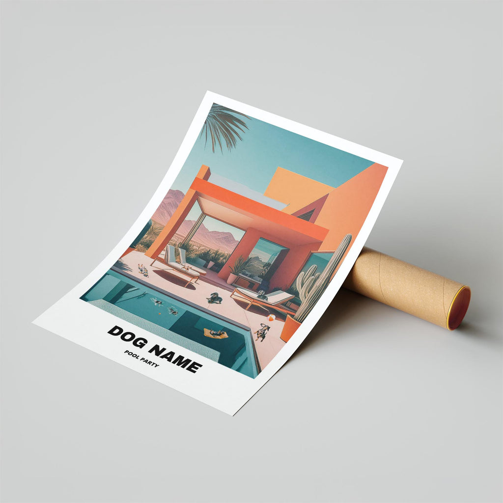 Dachshund Custom Pool Party WITH TEXT image 6