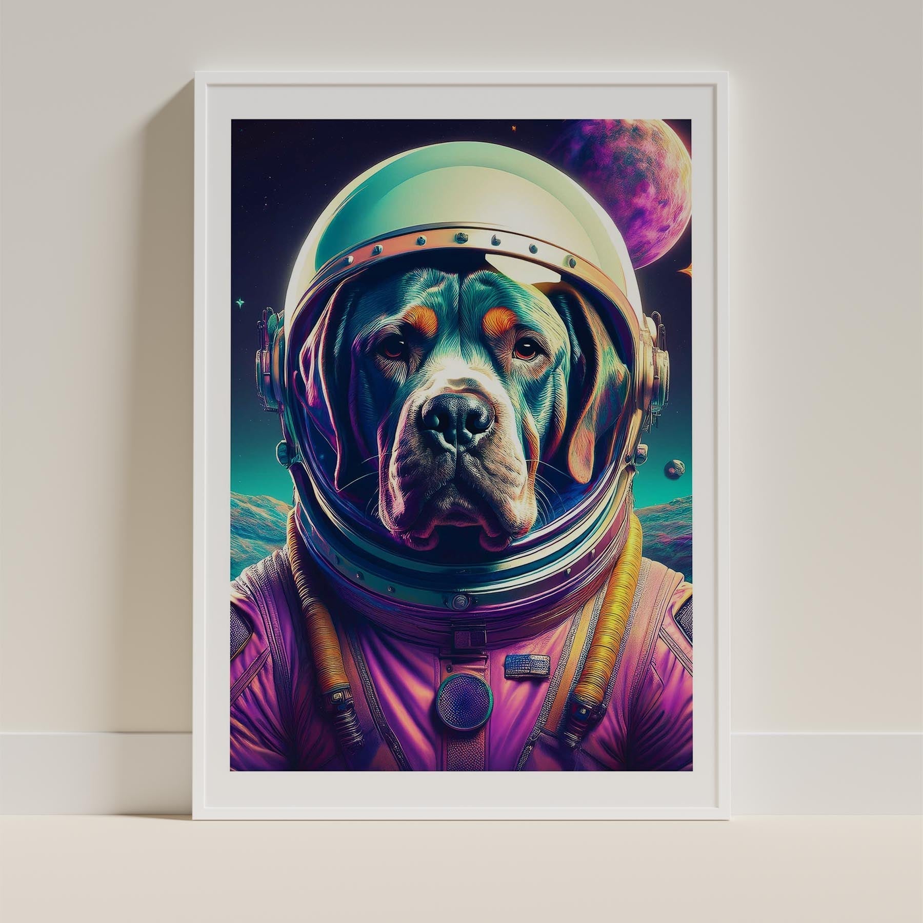 Neapolitan Mastiff Space Dogs Series image 9