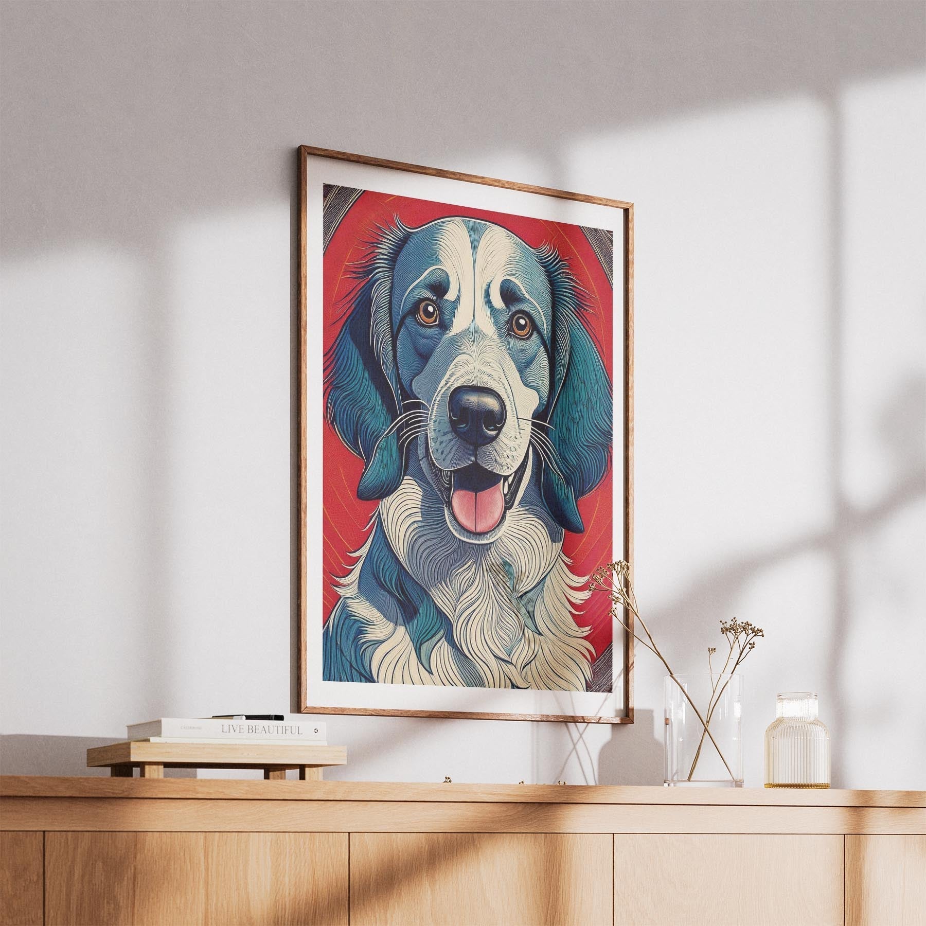 English Setter Hokusai Japanese Inspired Dog Series 2 image 5