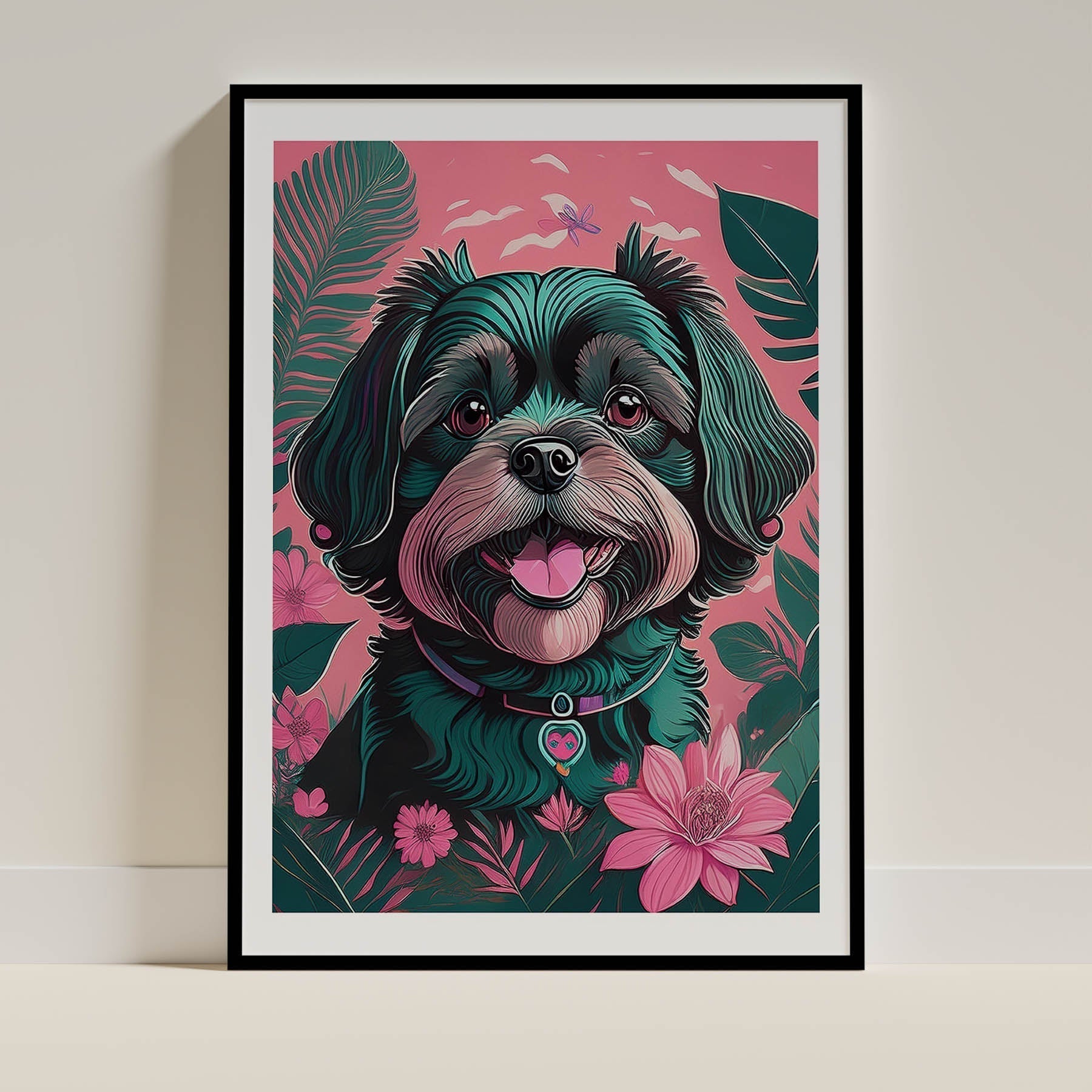 Shihpoo Dog Art Print Unframed | 3 Unique Designs | Wall Art Gift for Dog Lovers - Image 2 | Dogsy & Co