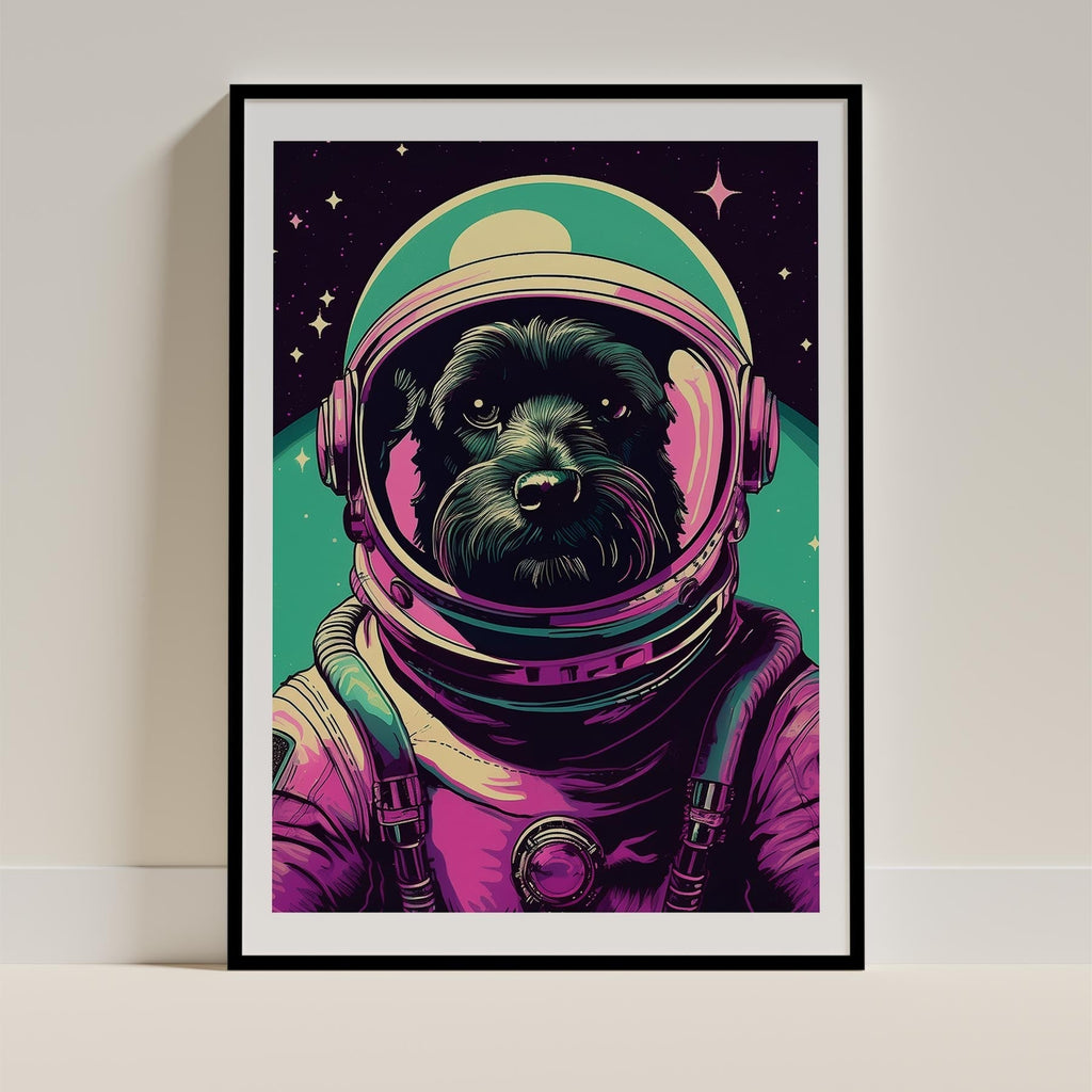 Black Russian Terrier Space Dogs Series image 0