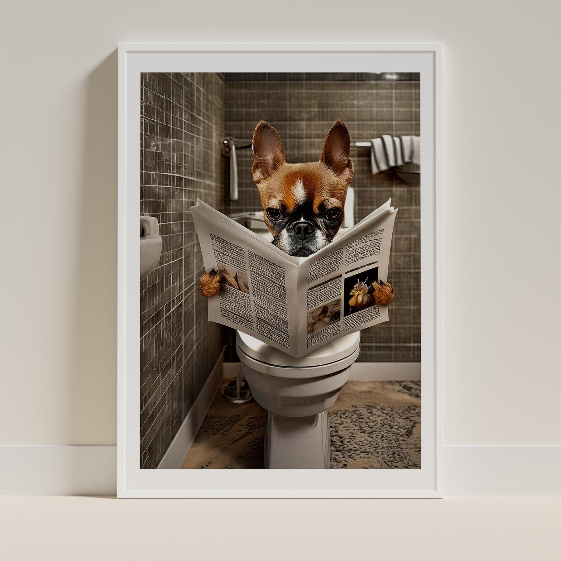 Boston Terrier Toilet Humour Dog Series 2 image 9