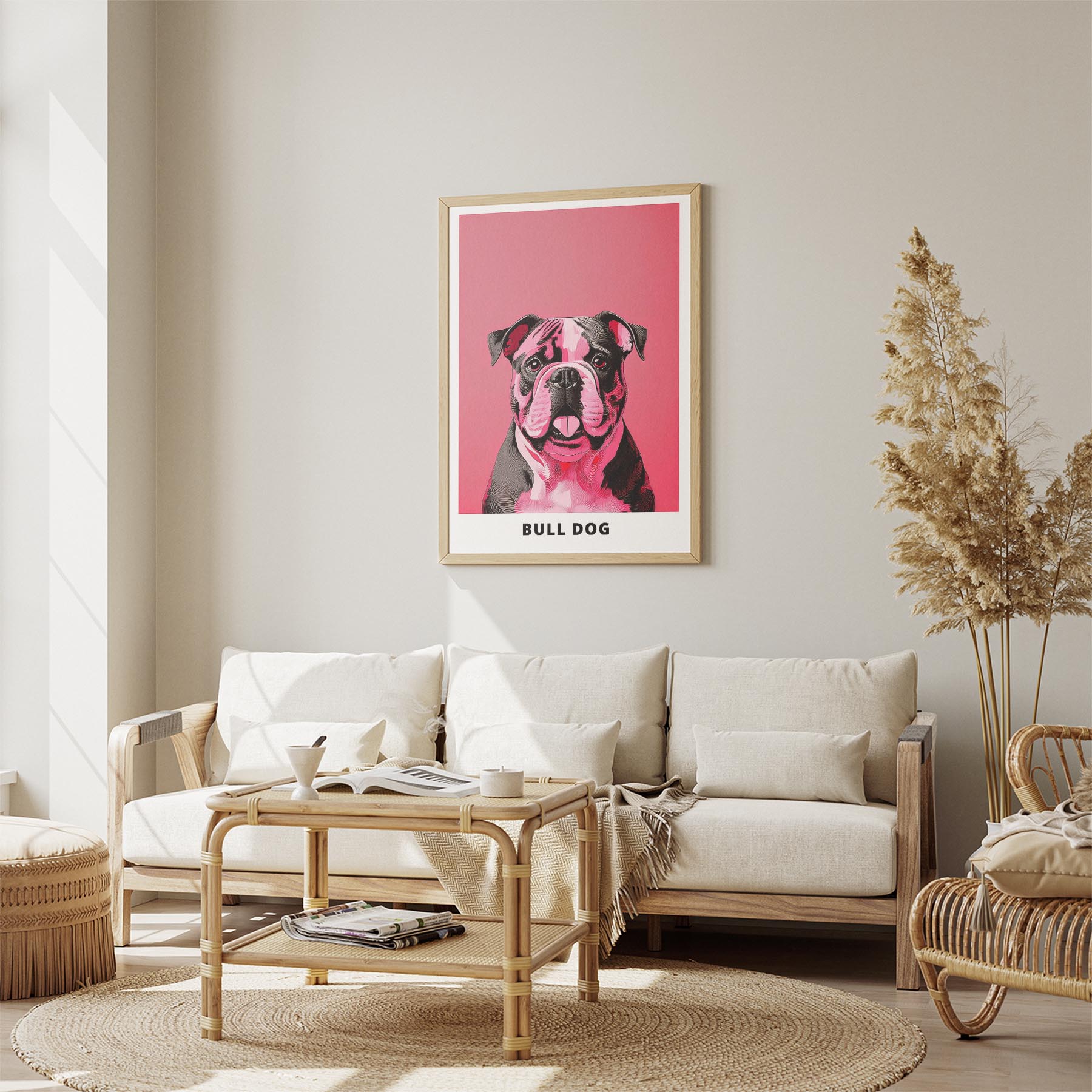 Bulldog Pink and Black Dog Series 1 image 2