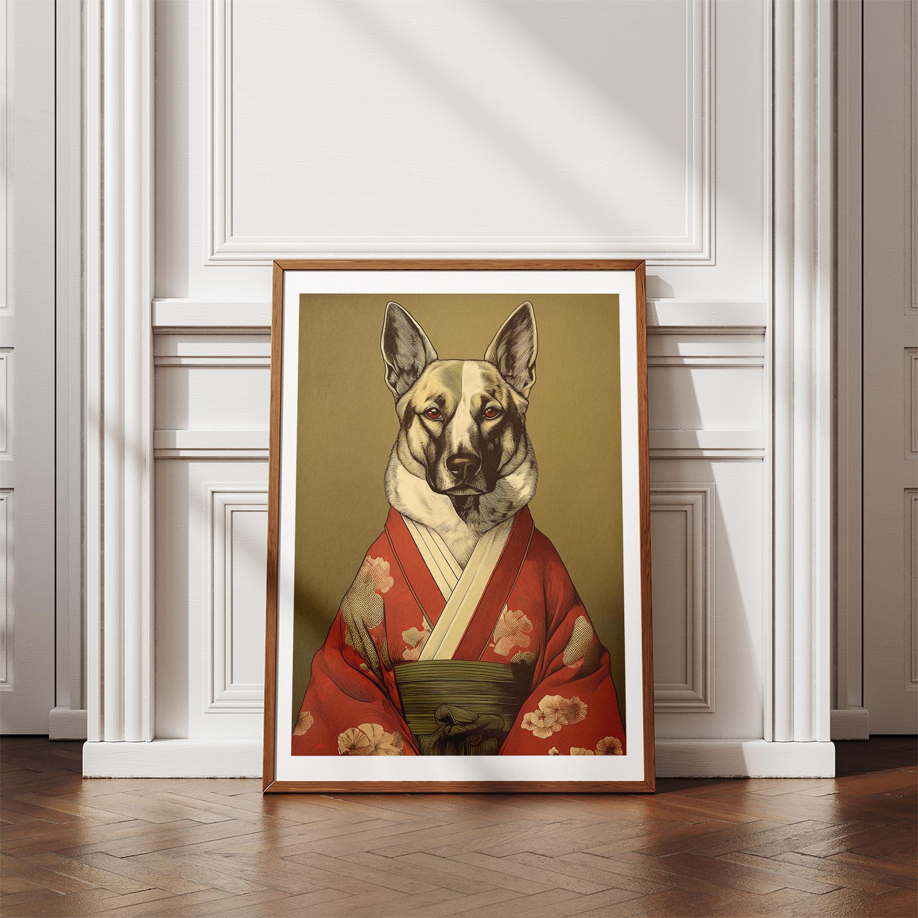 German Shepherd Japanse Kimono Dog Series image 4