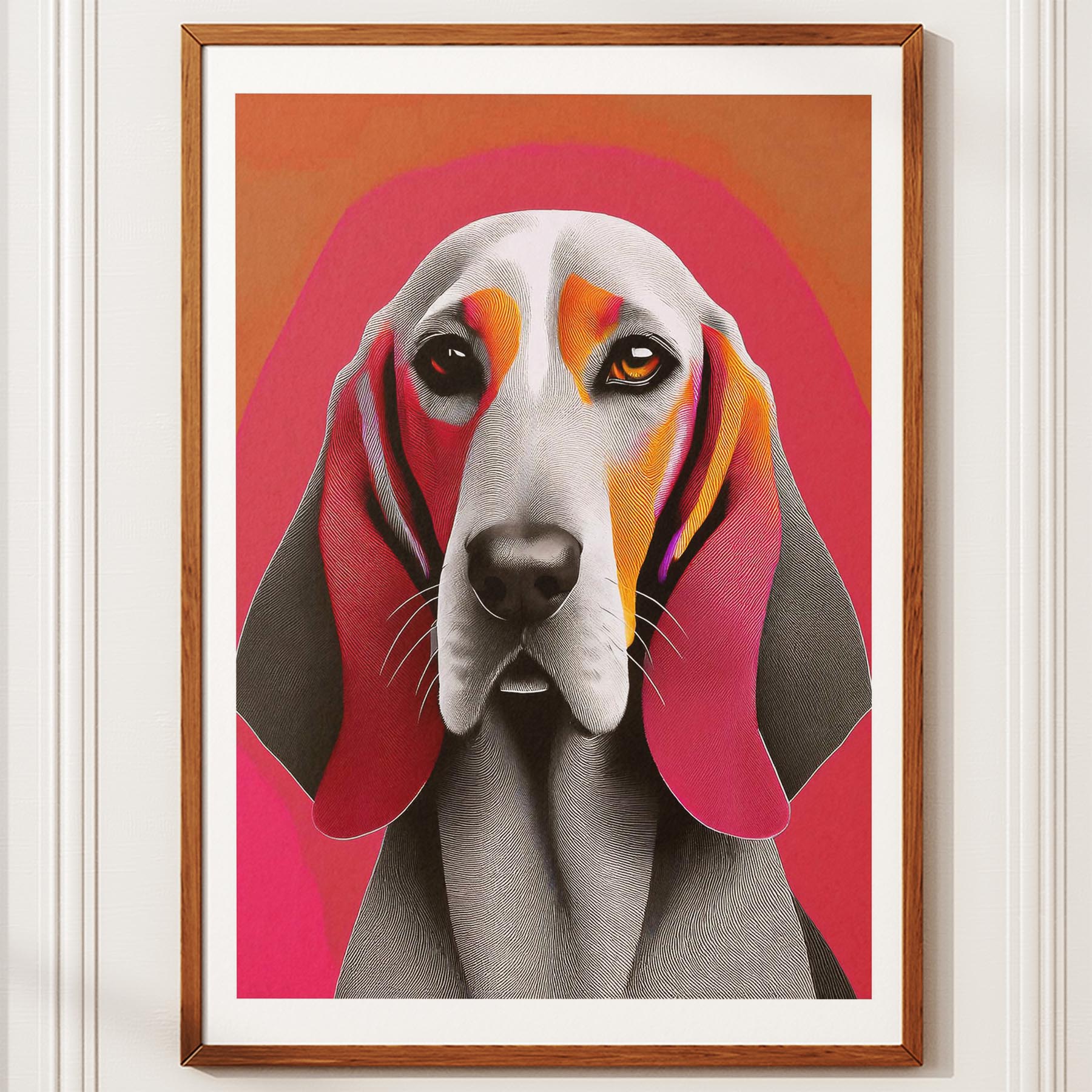 Bloodhound Modern Pop Dog Series image 10