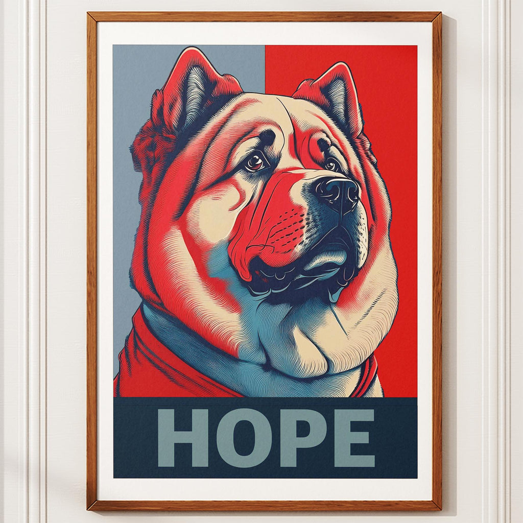 Chow Chow HOPE Series Inspired by the Obama Poster image 10