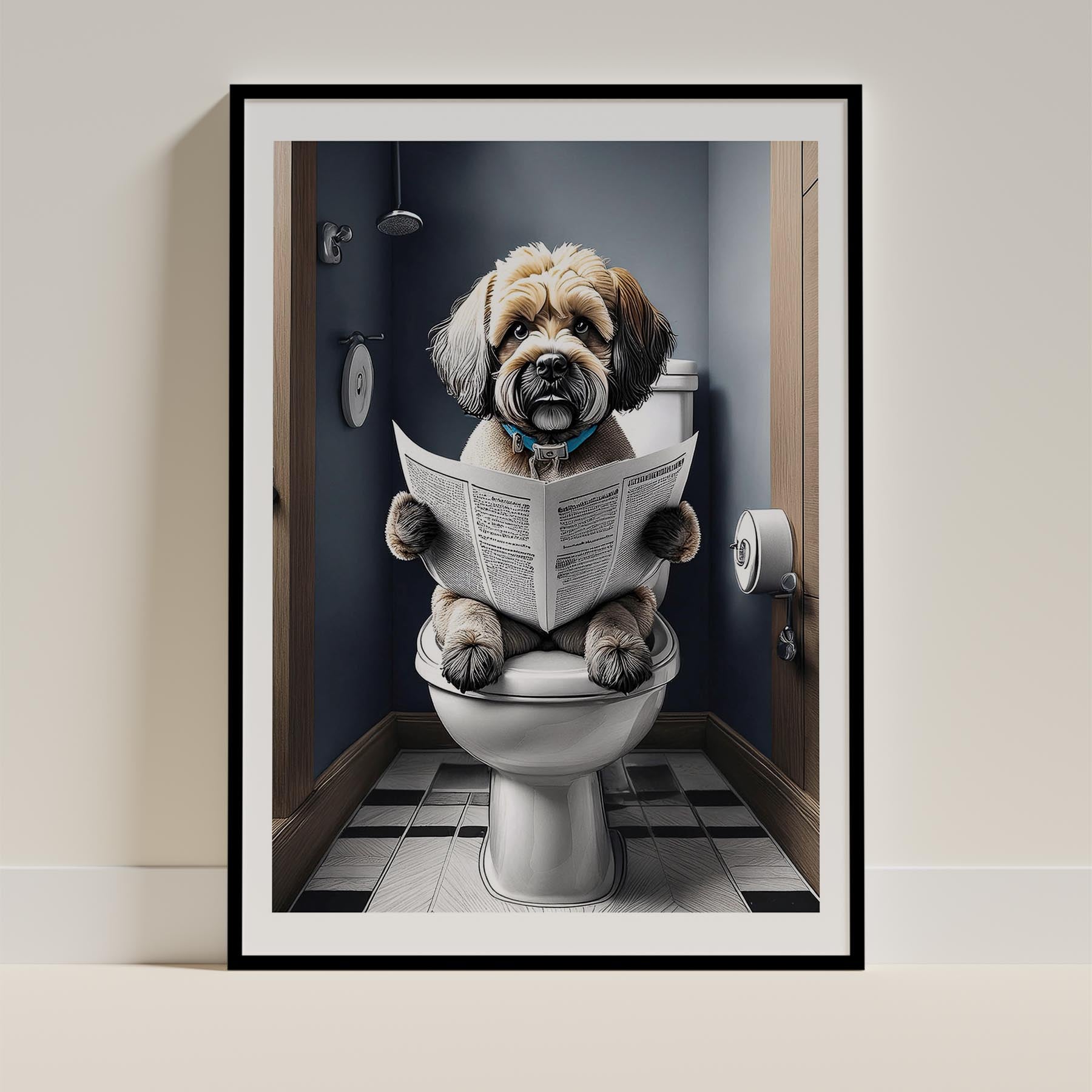 Cavoodle Toilet Humour Dog Series 3 image 0