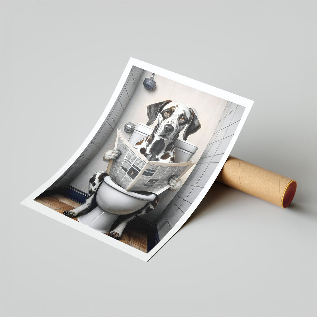 Dalmatian Toilet Humour Dog Series image 6