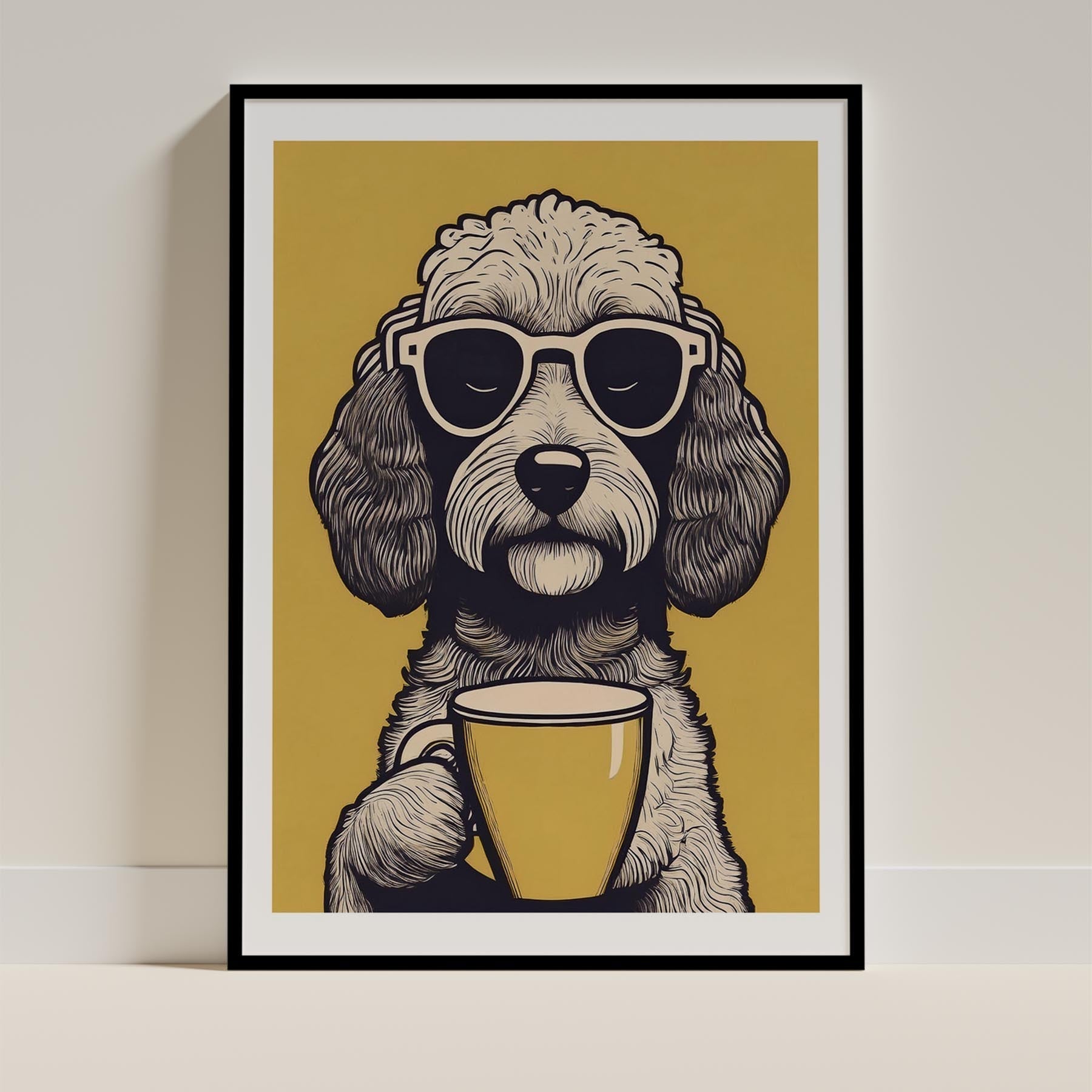 Cavooodle Chillin Coffee Dog image 13