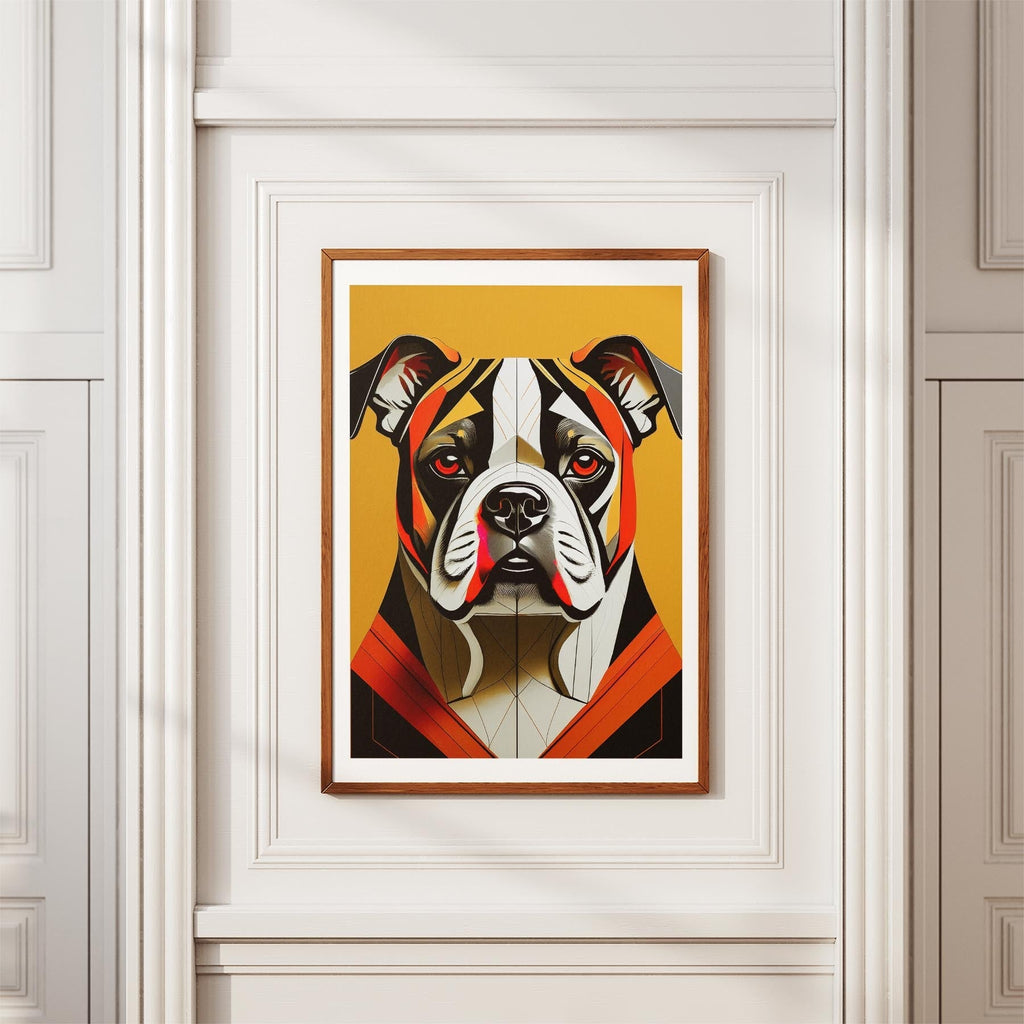 Bulldog Geometric Orange Series image 3