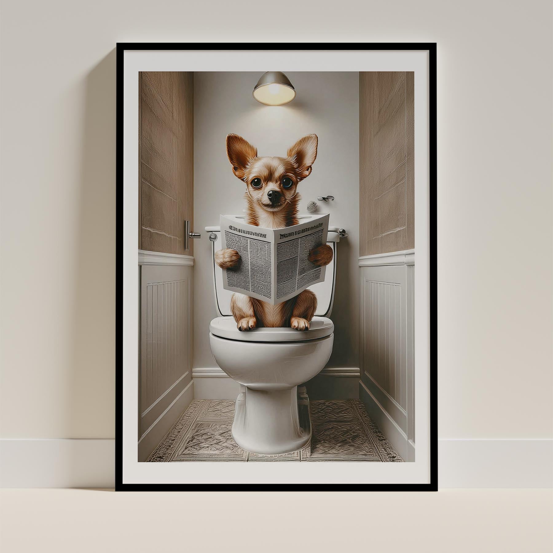 Chihuahua Toilet Humour Dog Series 2 image 0