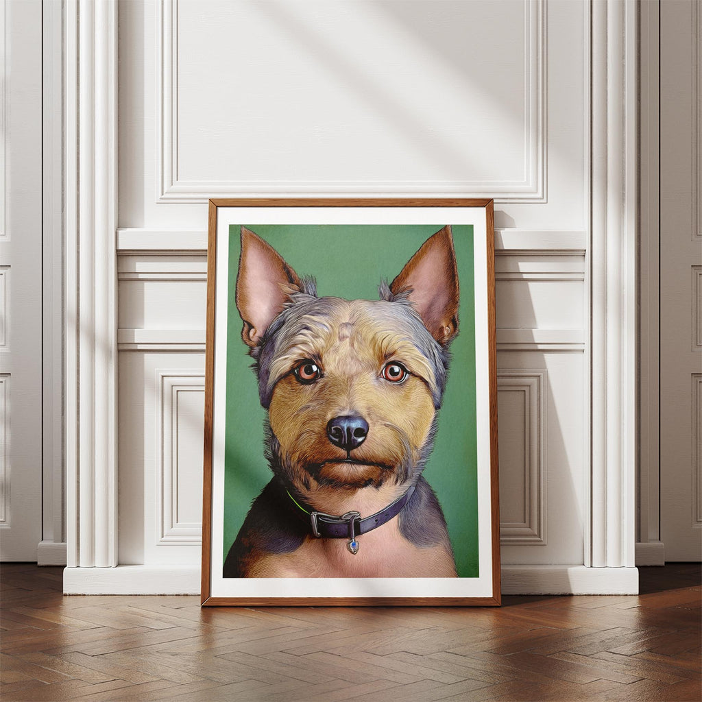 Australian Terrier Green Painted Series image 4