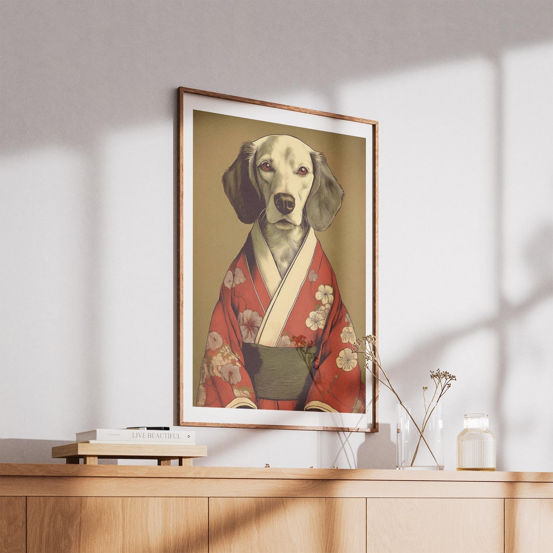 Curly Coated Retriever Japanse Kimono Dog Series image 5