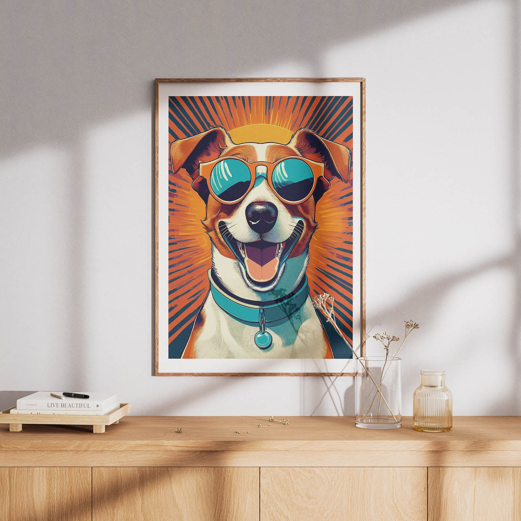 Jack Russell Terrier In Colourful Sunnies 2 image 8