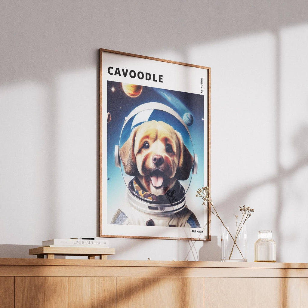 Cavoodle Astronaut Dog Series with Text Astro Dog image 5