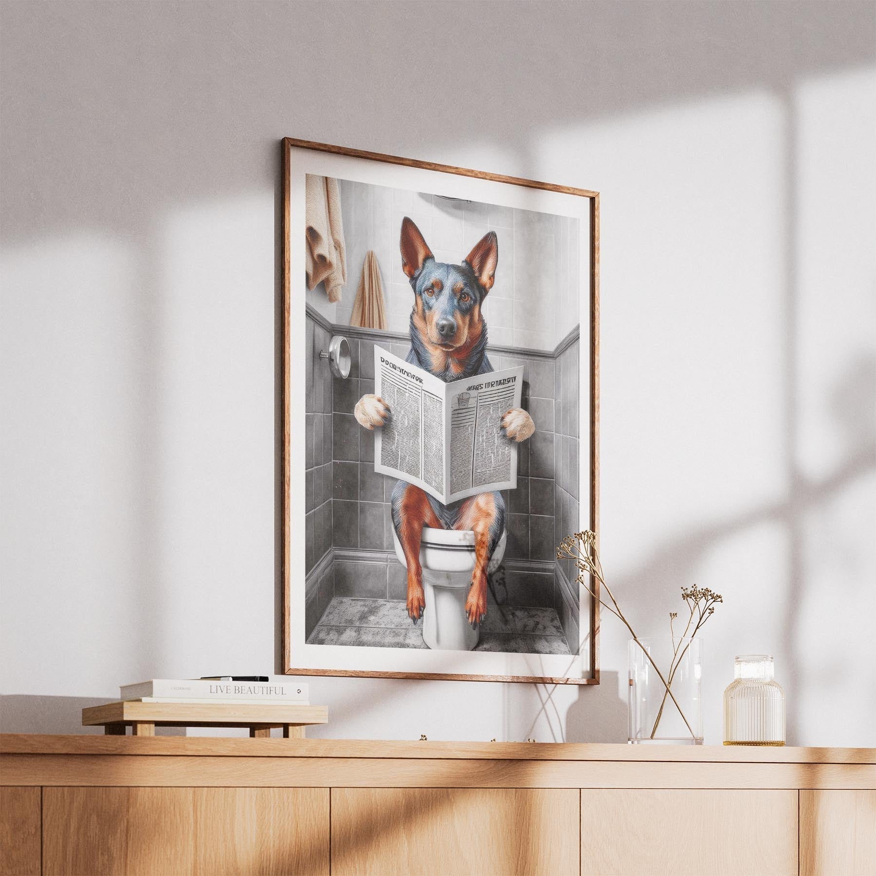 Cattle Dog Toilet Humour Dog Series 2 image 5