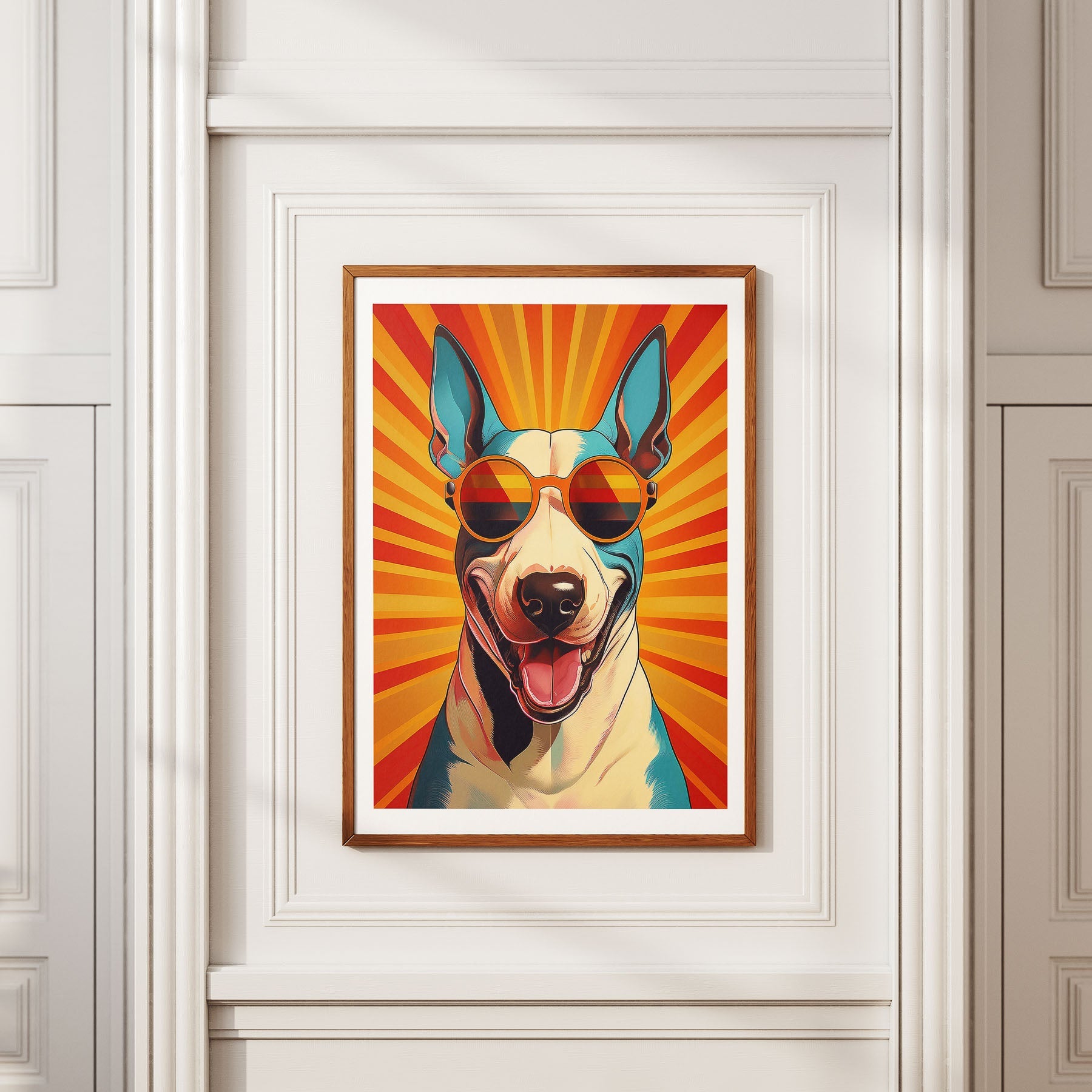 Bull Terrier In Colourful Sunnies 1 image 2