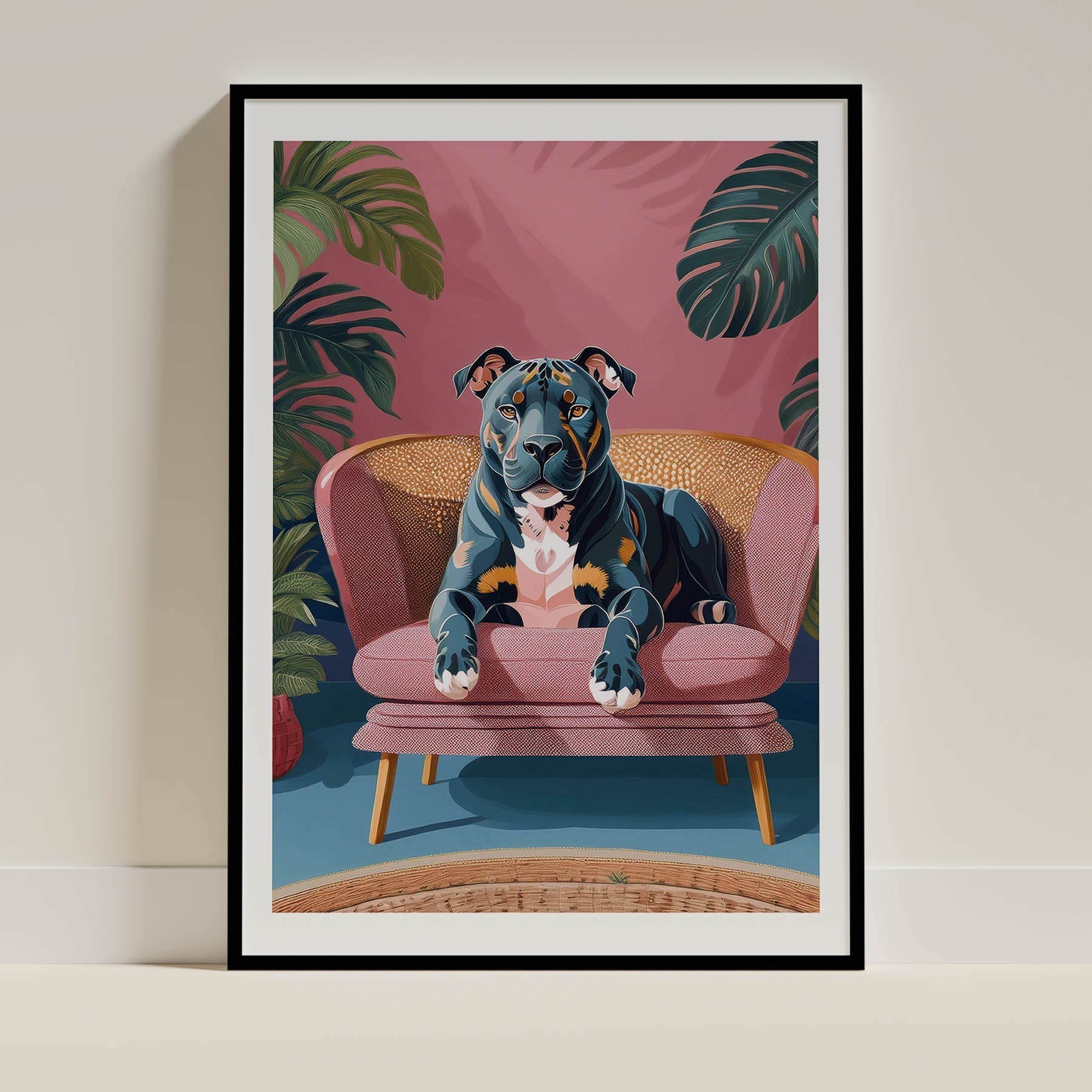 Staffordshire Bull Terrier Dog Art Print Unframed Vol 2 | 9 Unique Designs | Wall Art Gift for Dog Lovers - Image 2 | Dogs...