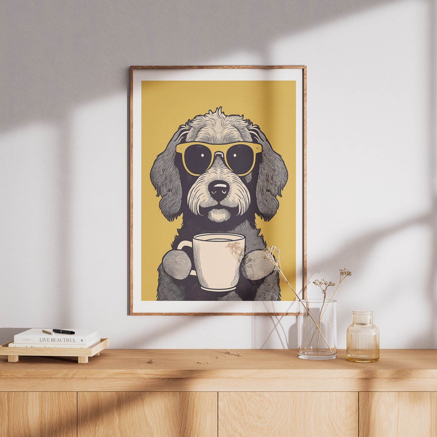 Cockapoo Chillin Coffee Dog image 8