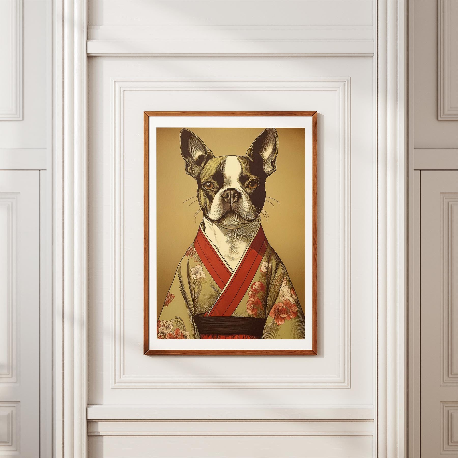 Boston Terrier Japanse Kimono Dog Series image 3