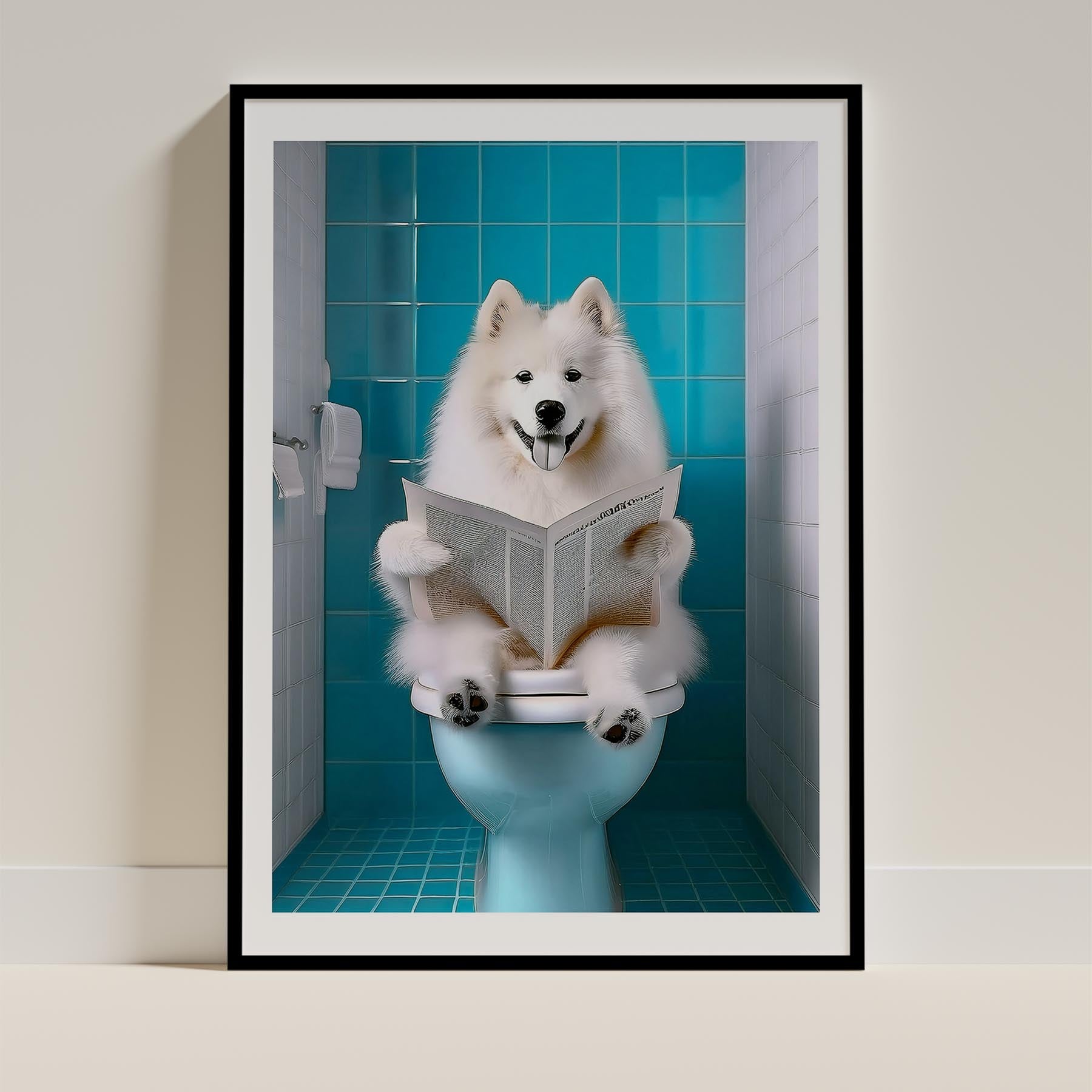 Samoyed Toilet Humour Dog Series image 0
