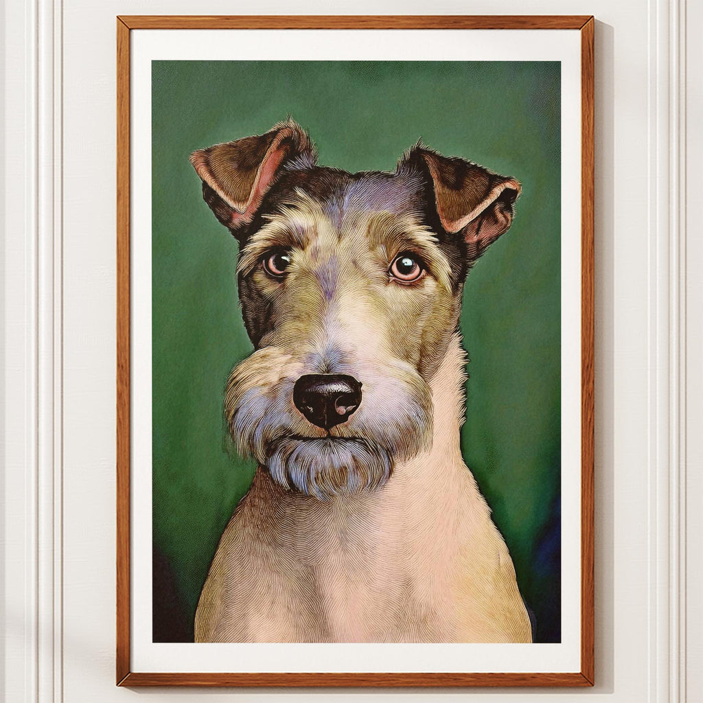 Fox Terrier Green Painted Series image 10