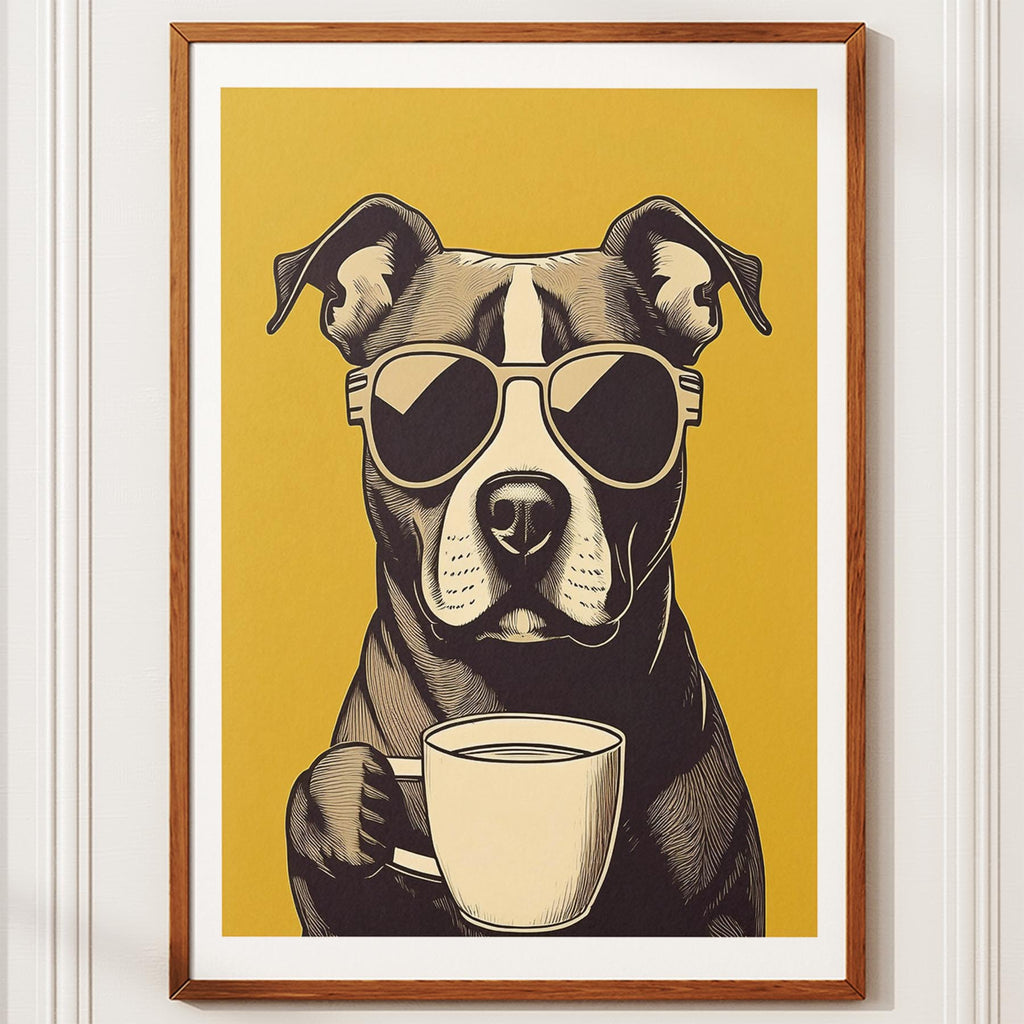 Staffordshire Chillin Coffee Dog image 11