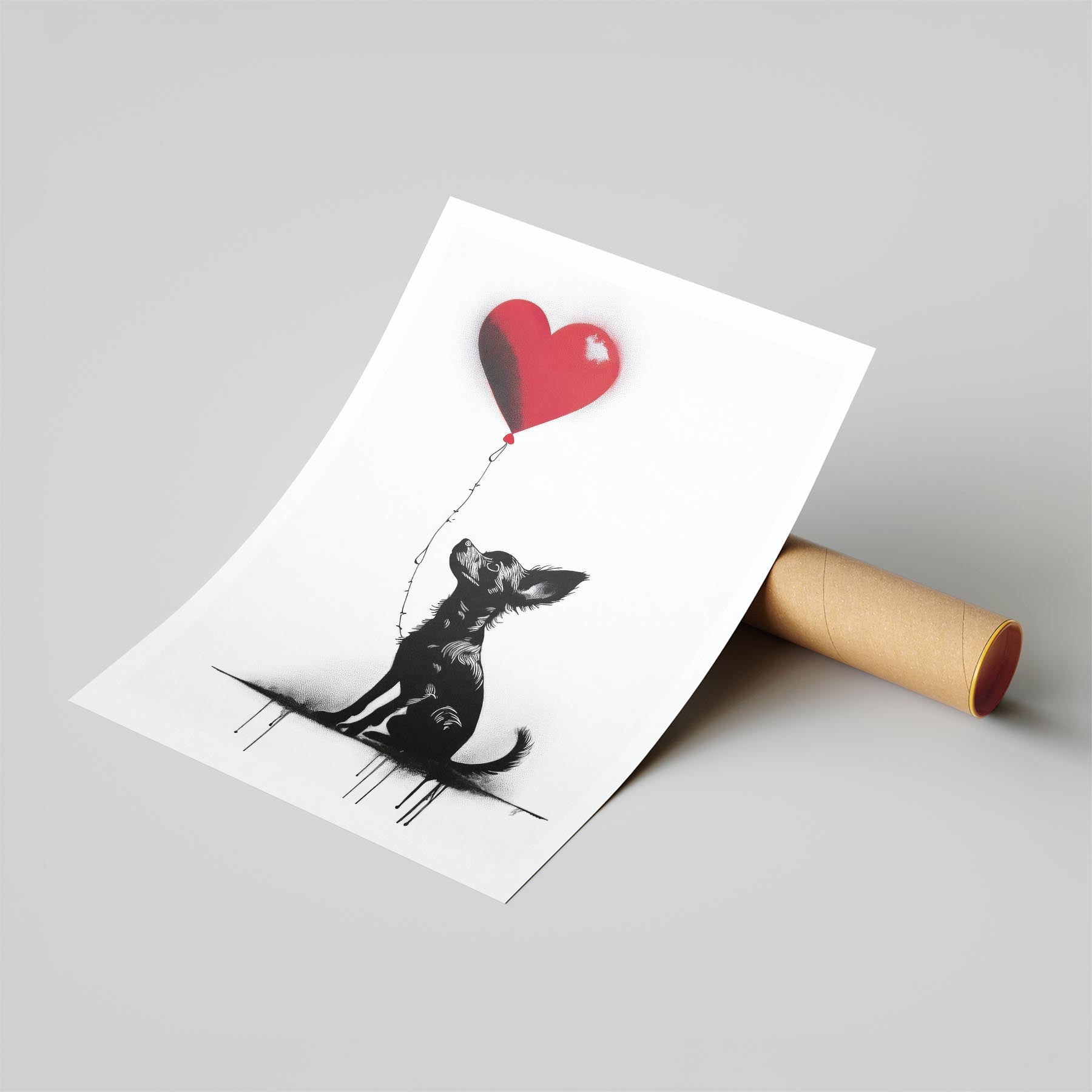 Chihuahua DOGSY Series inspired by the Art of Banksy image 6