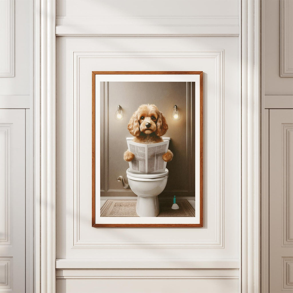 Cavoodle Toilet Humour Dog Series 4 image 3