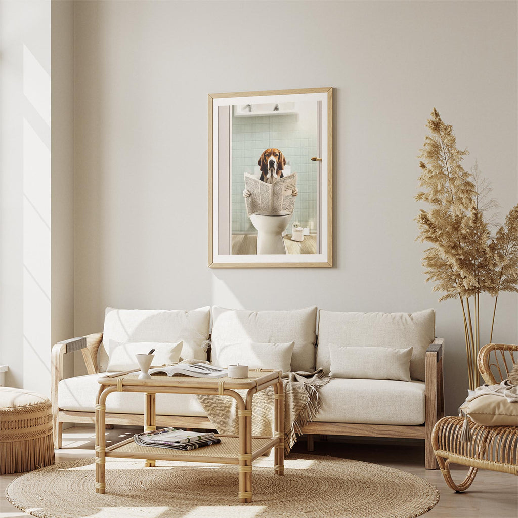 Beagle Toilet Humour Dog Series 1 image 2