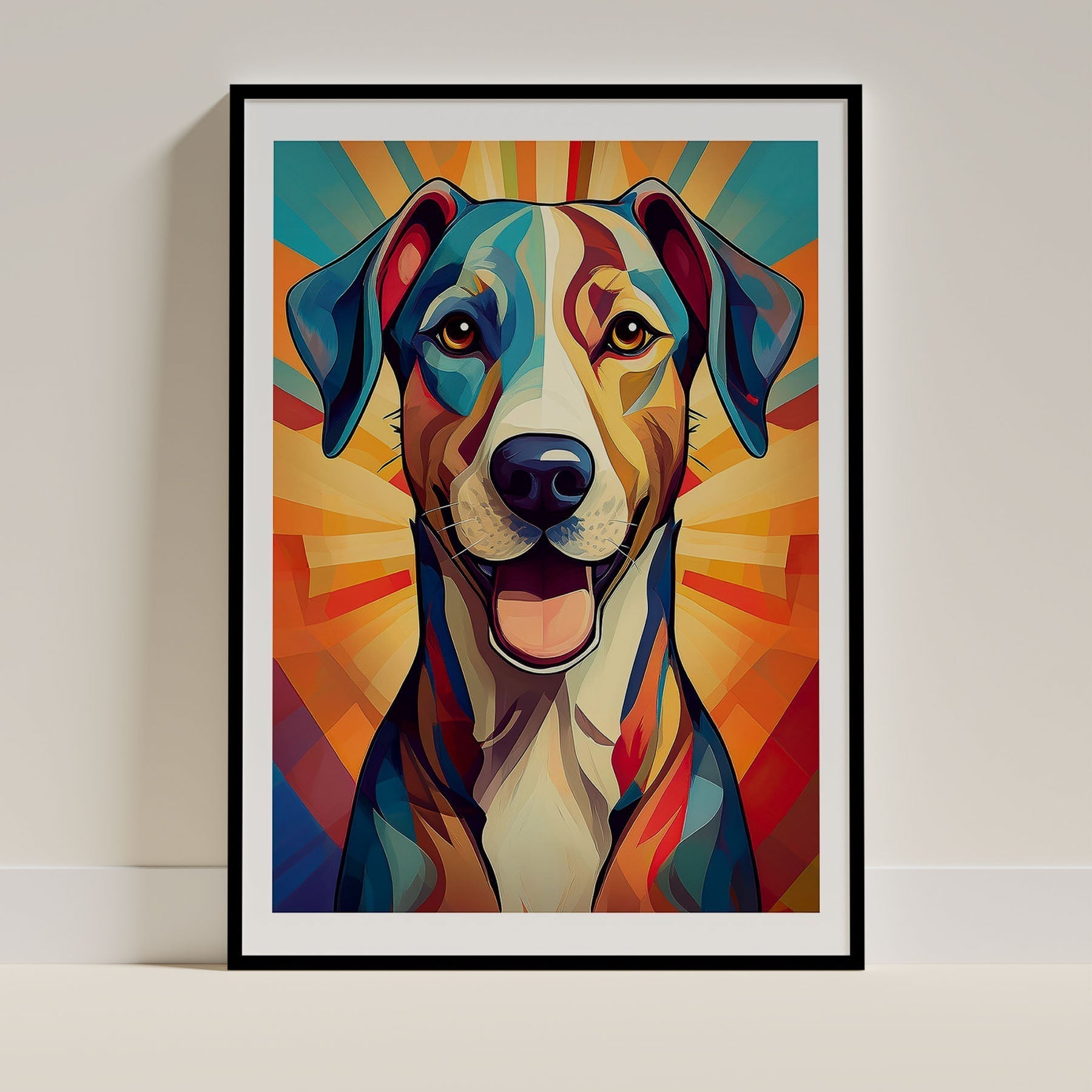 Greyhound Dog Art Print Unframed Vol 2 | 10 Unique Designs | Wall Art Gift for Dog Lovers - Image 10 | Dogsy & Co