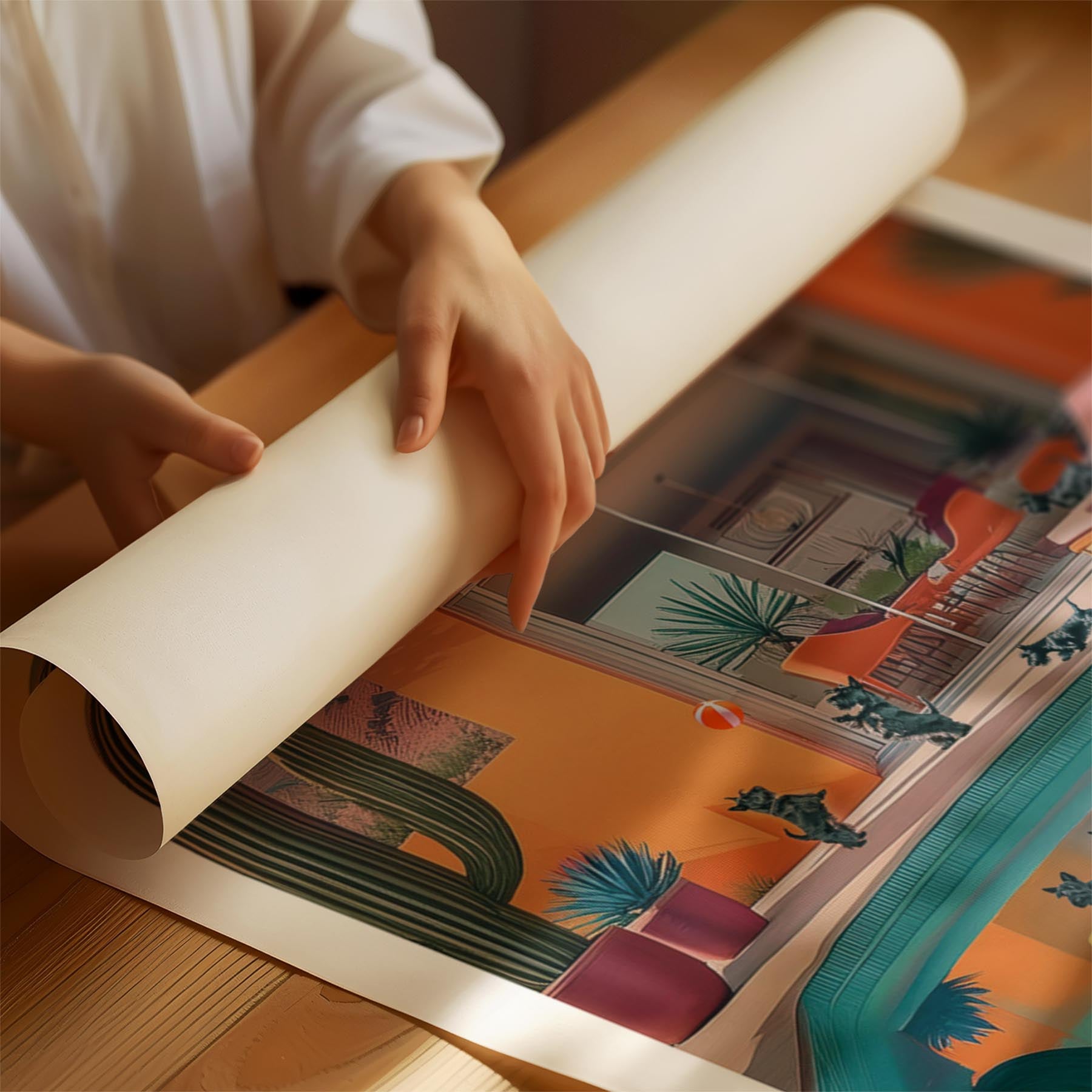 Scottish Terrier Custom Pool Party WITH TEXT image 1