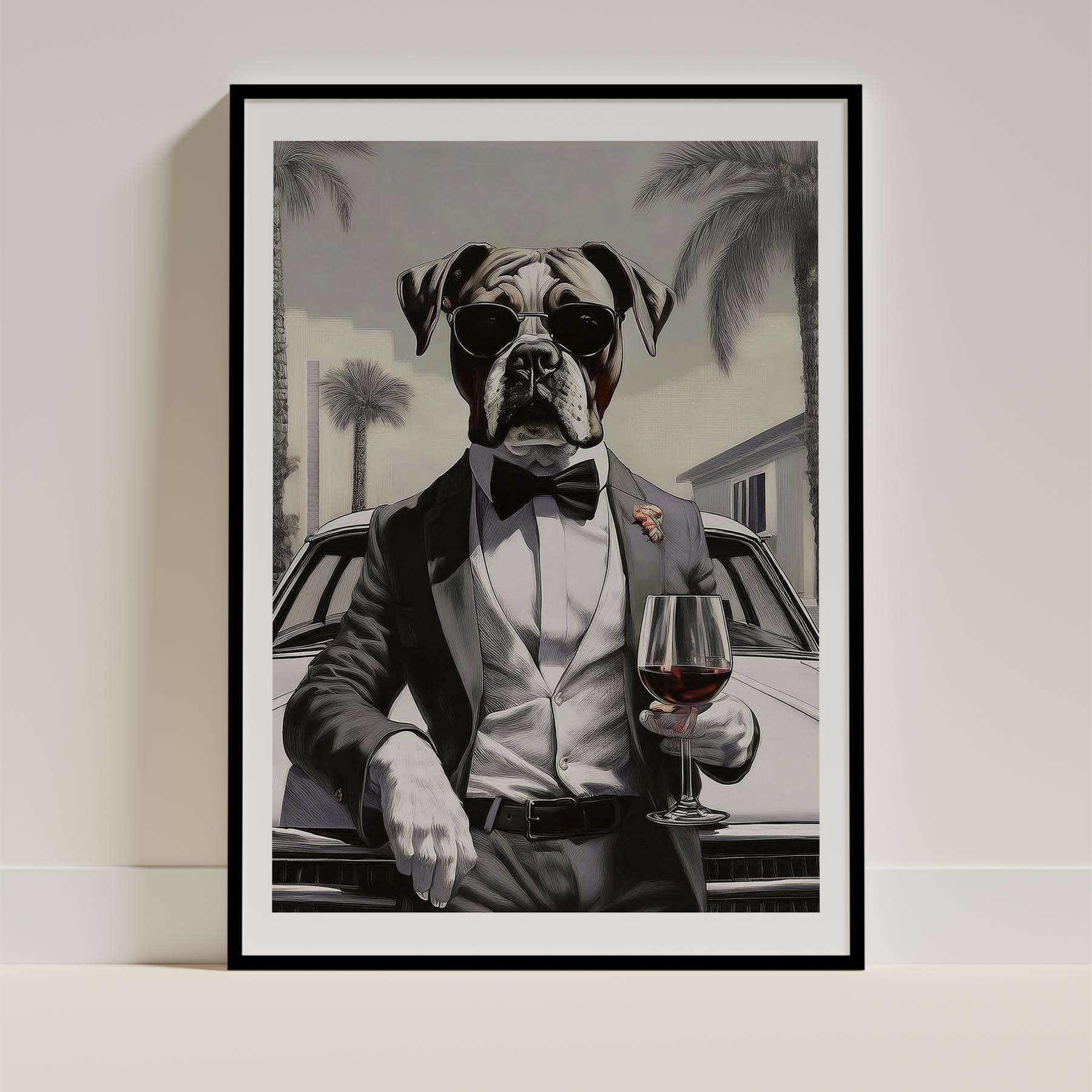 Boxer Dog Art Print Unframed Vol 1 | 11 Unique Designs | Wall Art Gift for Dog Lovers - Image 5 | Dogsy & Co