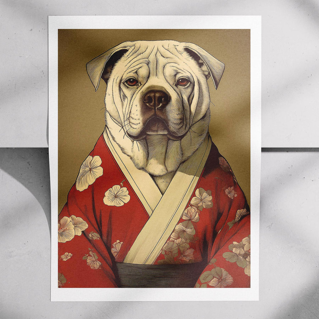 Shar Pei Japanse Kimono Dog Series image 7