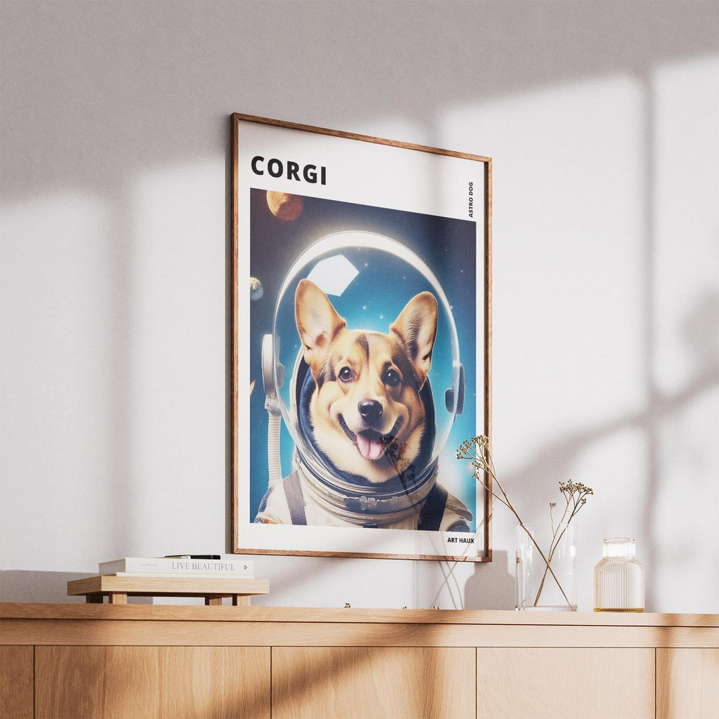 Corgi Astronaut Dog Series with Text Astro Dog image 5