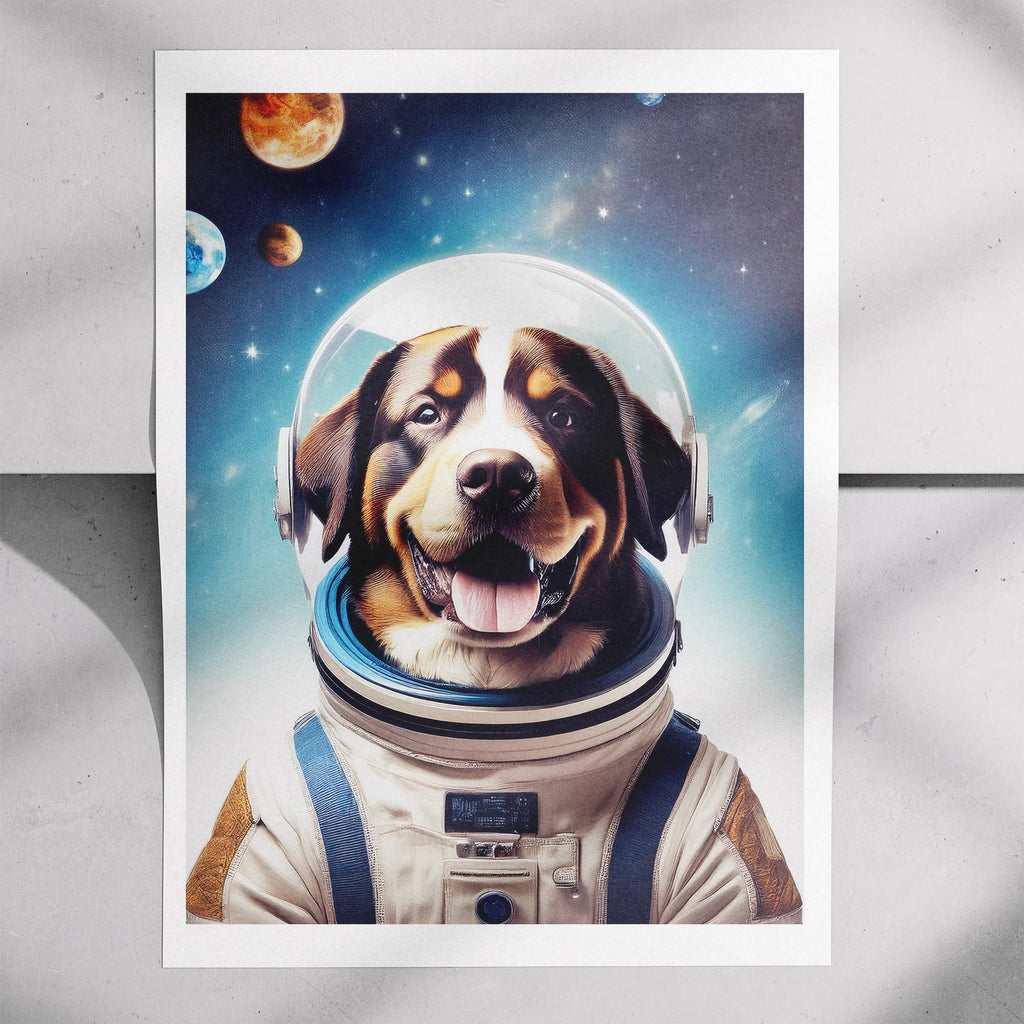 Bernese Mountain Dog Astronaut Dog Series image 7