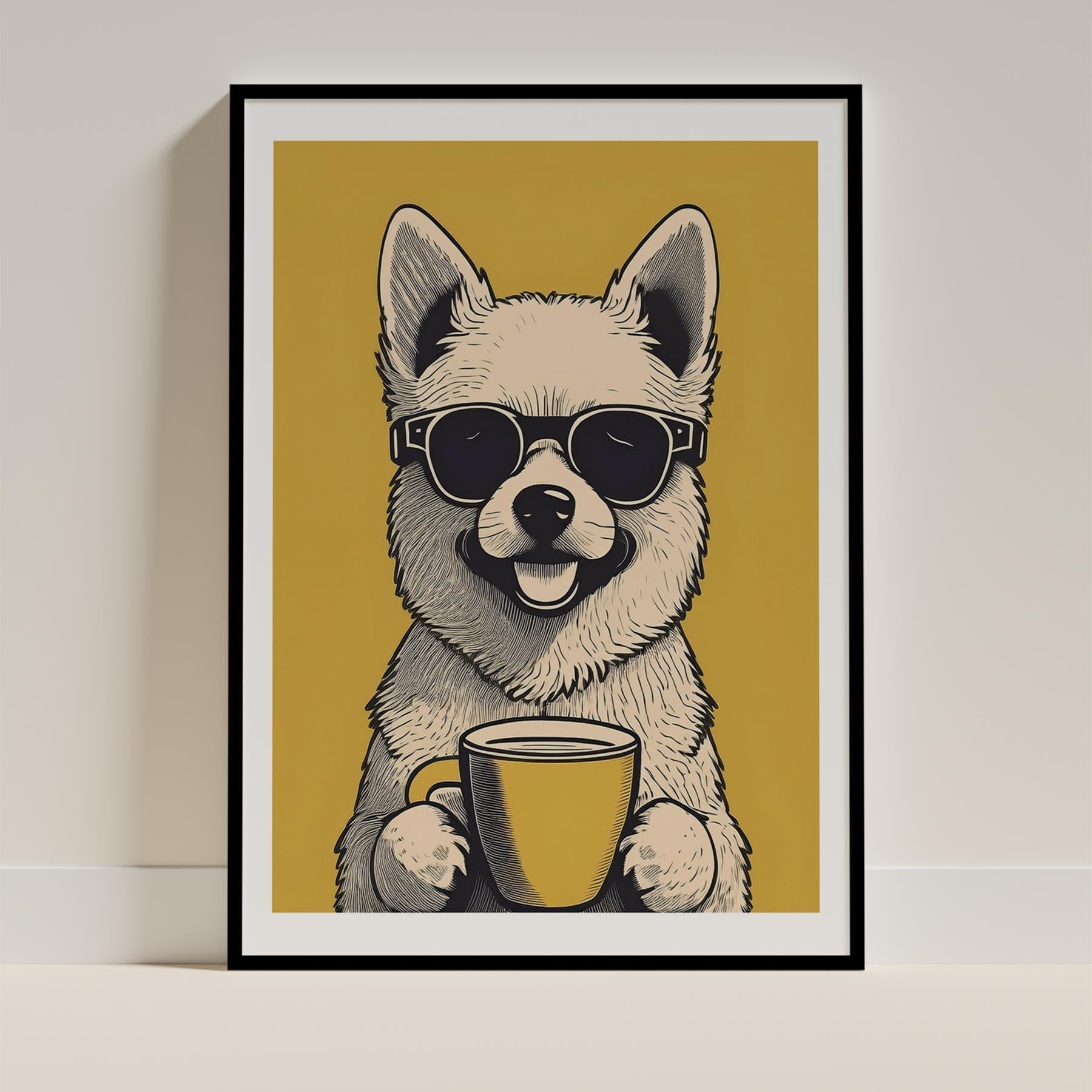Pomapoo Chillin Coffee Dog image 11