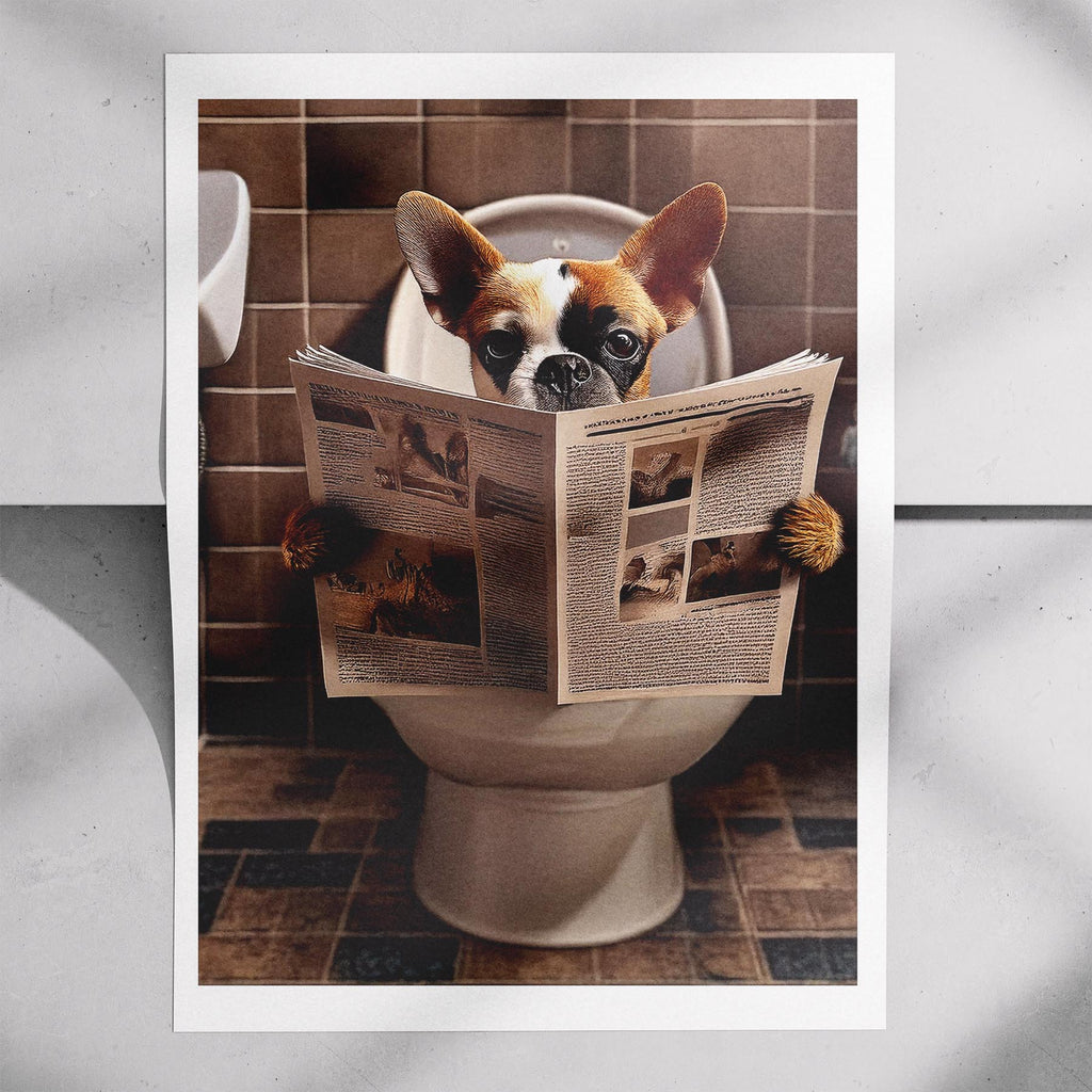 Boston Terrier Toilet Humour Dog Series 1 image 7
