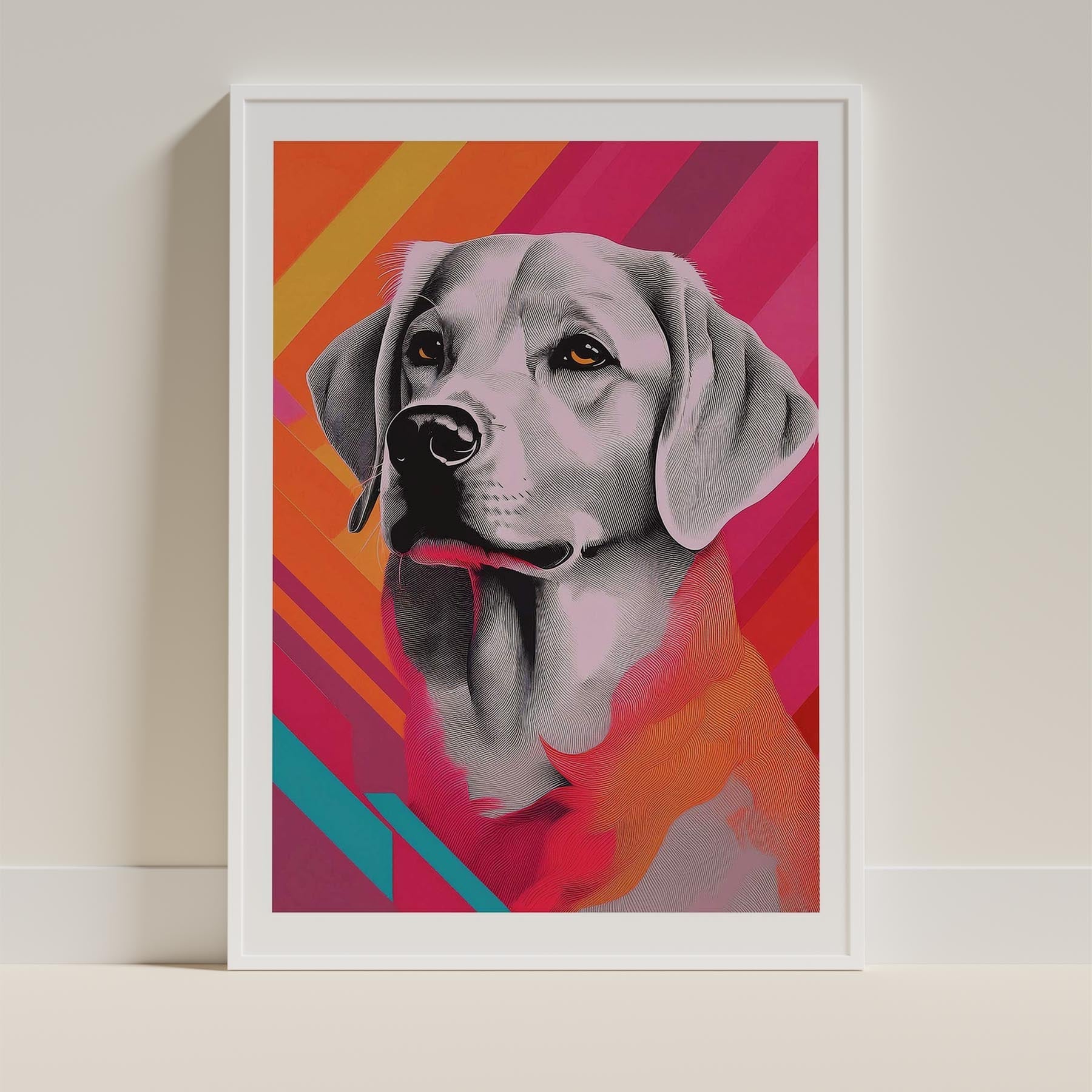 Golden Retriever Modern Pop Dog Series image 9