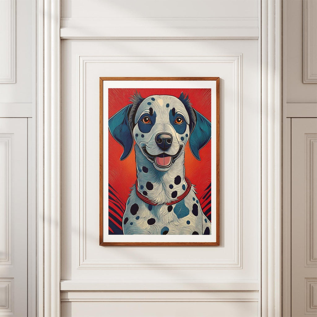 Dalmatian Hokusai Japanese Inspired Dog Series 1 image 3
