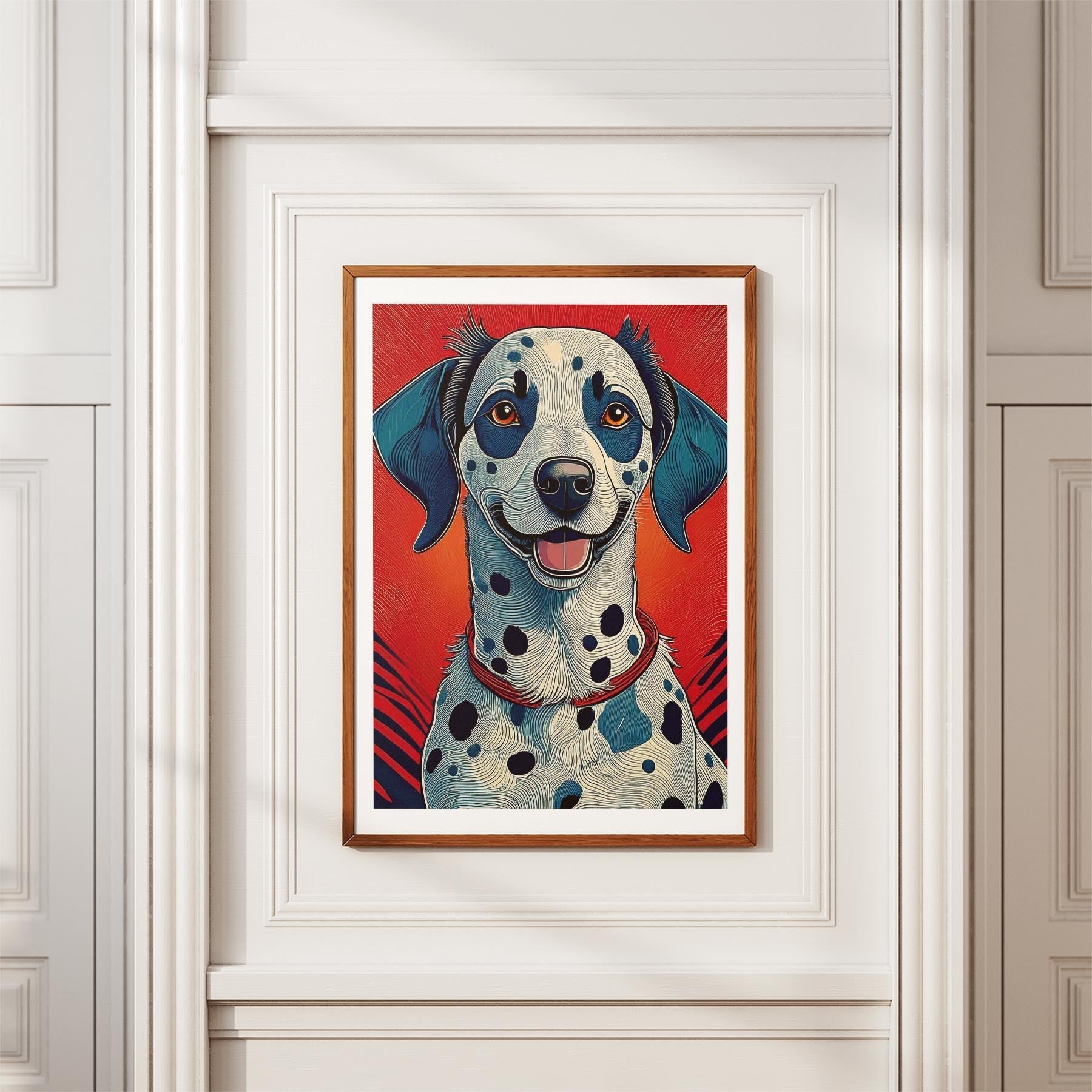 Dalmatian Hokusai Japanese Inspired Dog Series 1 image 3