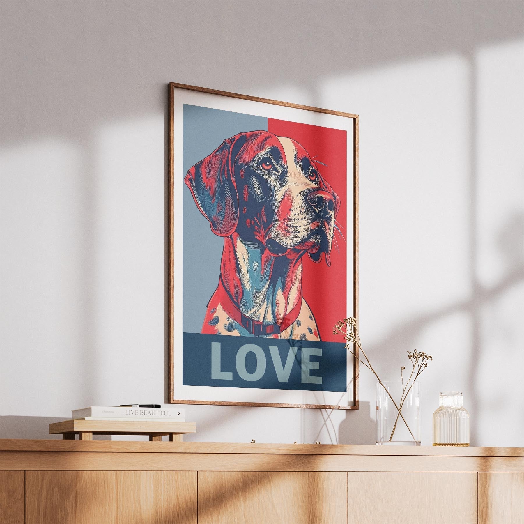 German Pointer LOVE Series Inspired by the Obama Poster image 5