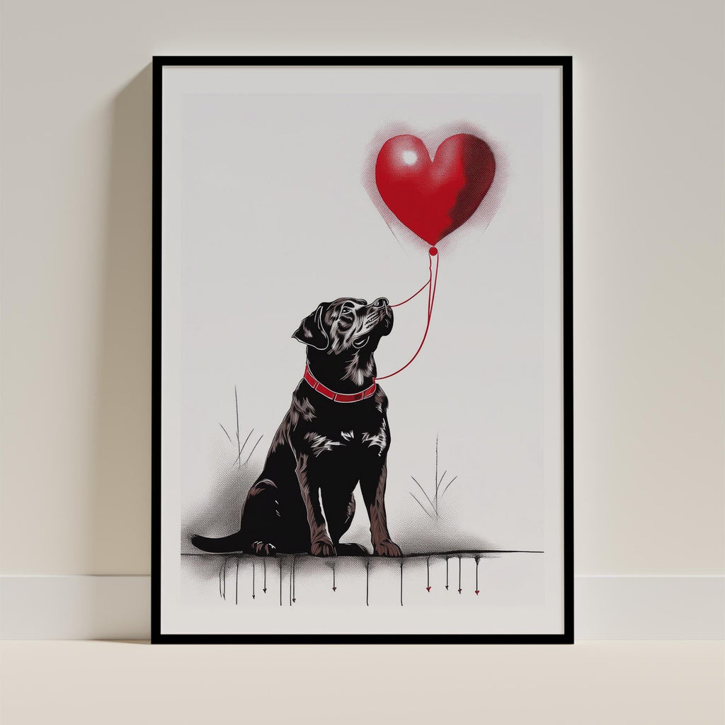 Rottweiler DOGSY Series inspired by the Art of Banksy image 11