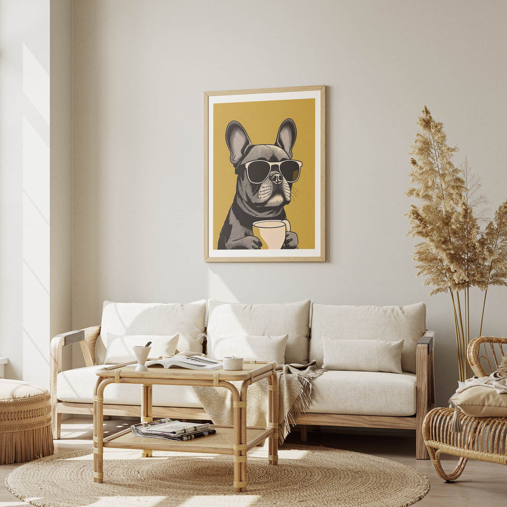 French Bulldog Chillin Coffee Dog image 1