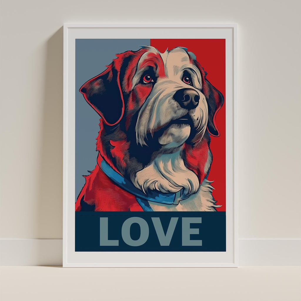 Smithfield Sheepdog LOVE Series Inspired by the Obama Poster image 9